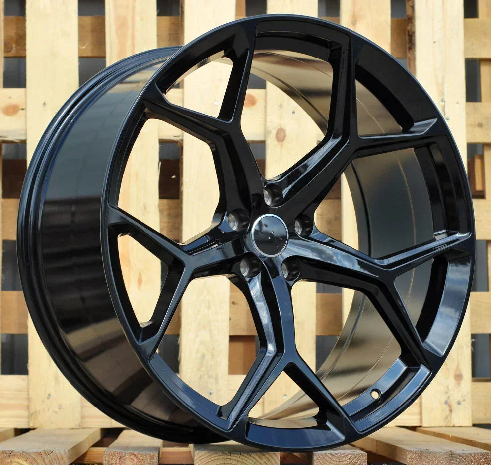 22x10" Performance Style Gloss Black Wheels - Fits Audi A6/A7/A8, Q7/Q8, E-Tron & S/RS Models - Ultra Speed Wheel