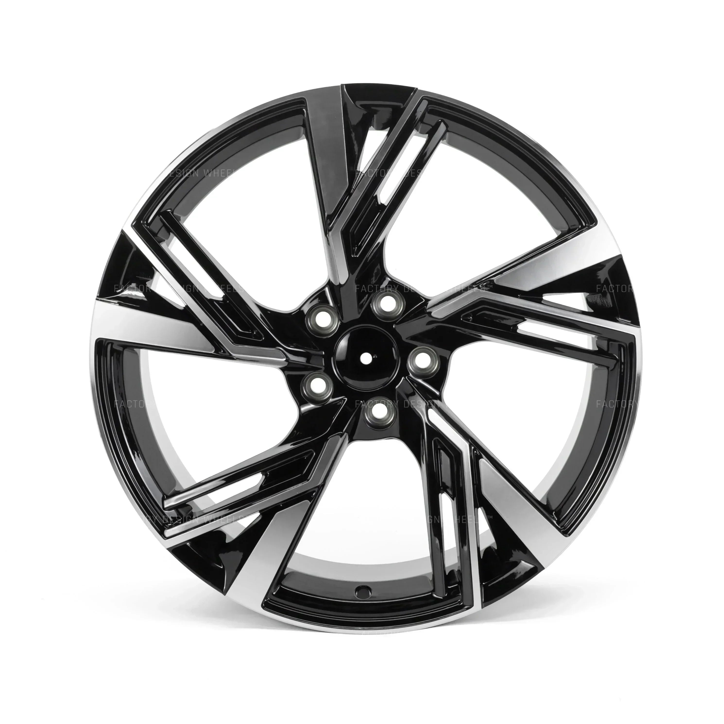 20x9" RS6 Style Black Machined Face Wheels - Fits Audi A3/A4/A5/A6/A7/A8, Q5/Q7/Q8, E-Tron & S/RS Models - Ultra Speed Wheel