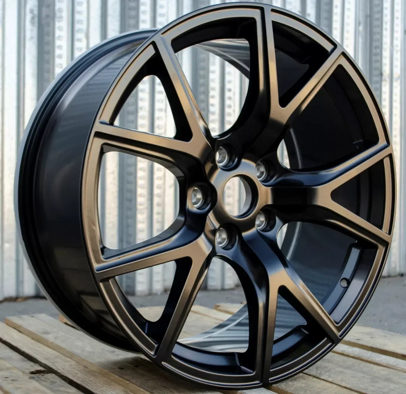 20x10" SRT TrackHawk Style Matte Black Wheels - Fits Dodge Durango & Jeep Grand Cherokee - Ultra Speed Wheel