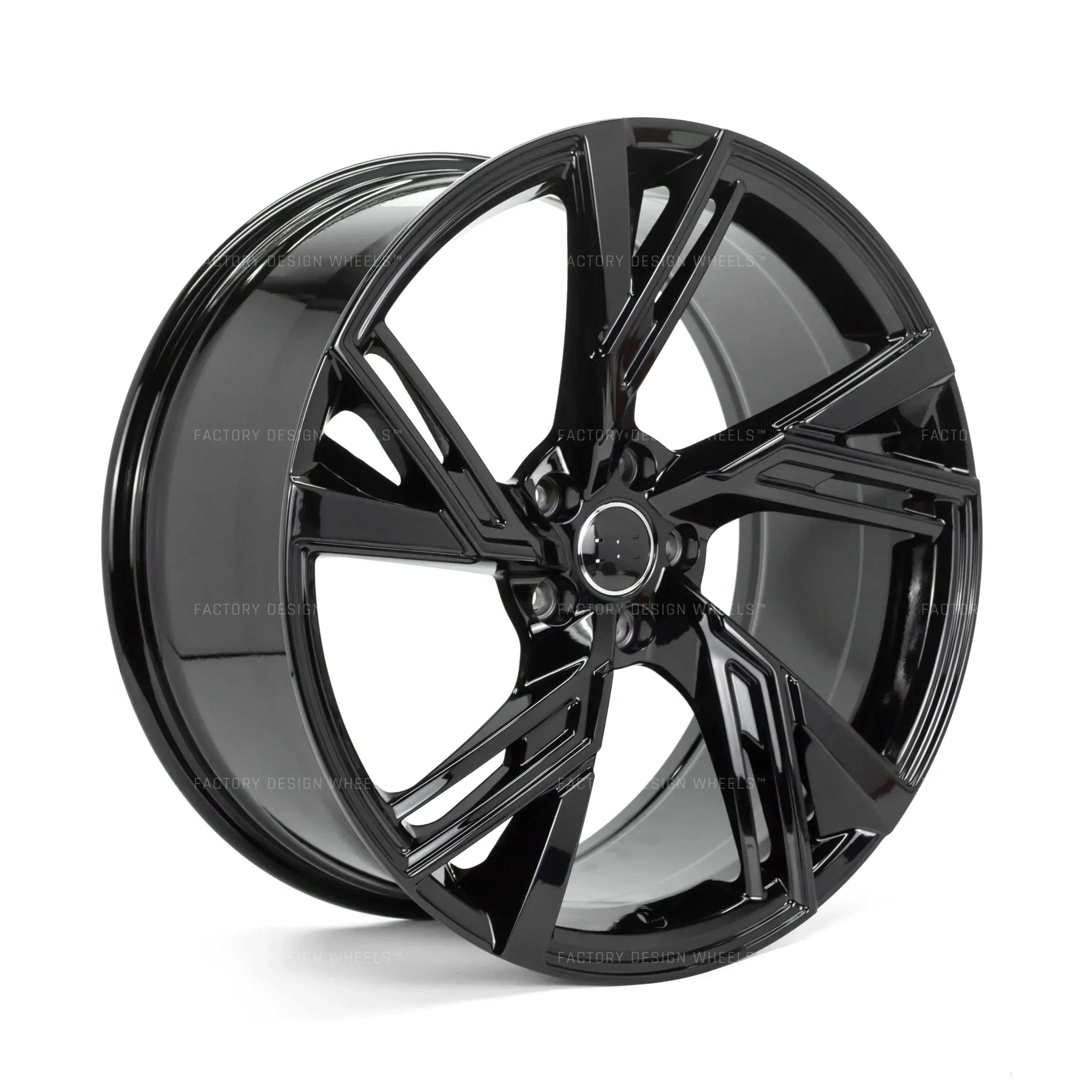 20x9" RS6 Style Gloss Black Wheels - Fits Audi A3/A4/A5/A6/A7/A8, Q5/Q7/Q8, E-Tron & S/RS Models - Ultra Speed Wheel