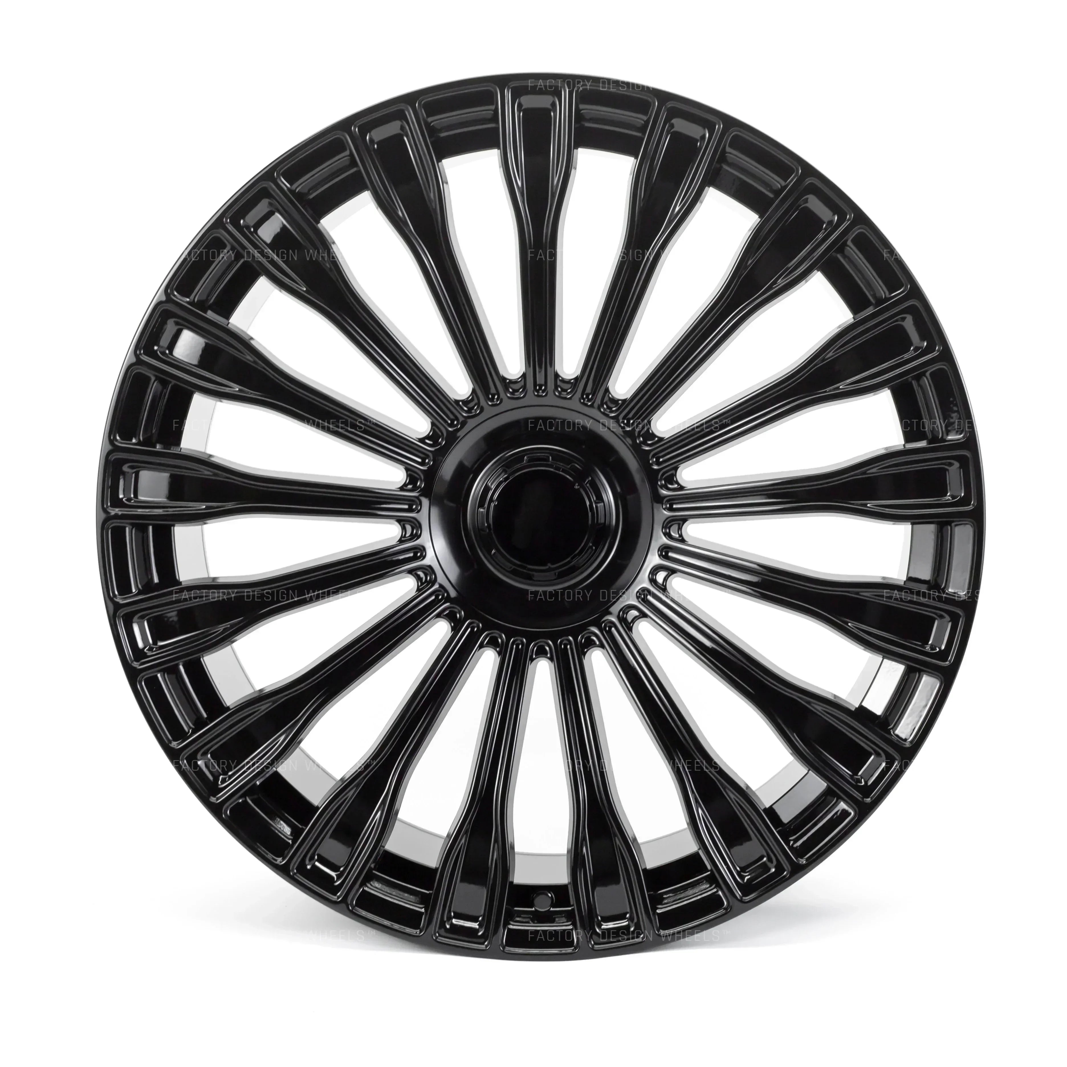 22x10.5" Maybach Style Gloss Black Wheels - Fits Mercedes GL, GLS Class - Ultra Speed Wheel