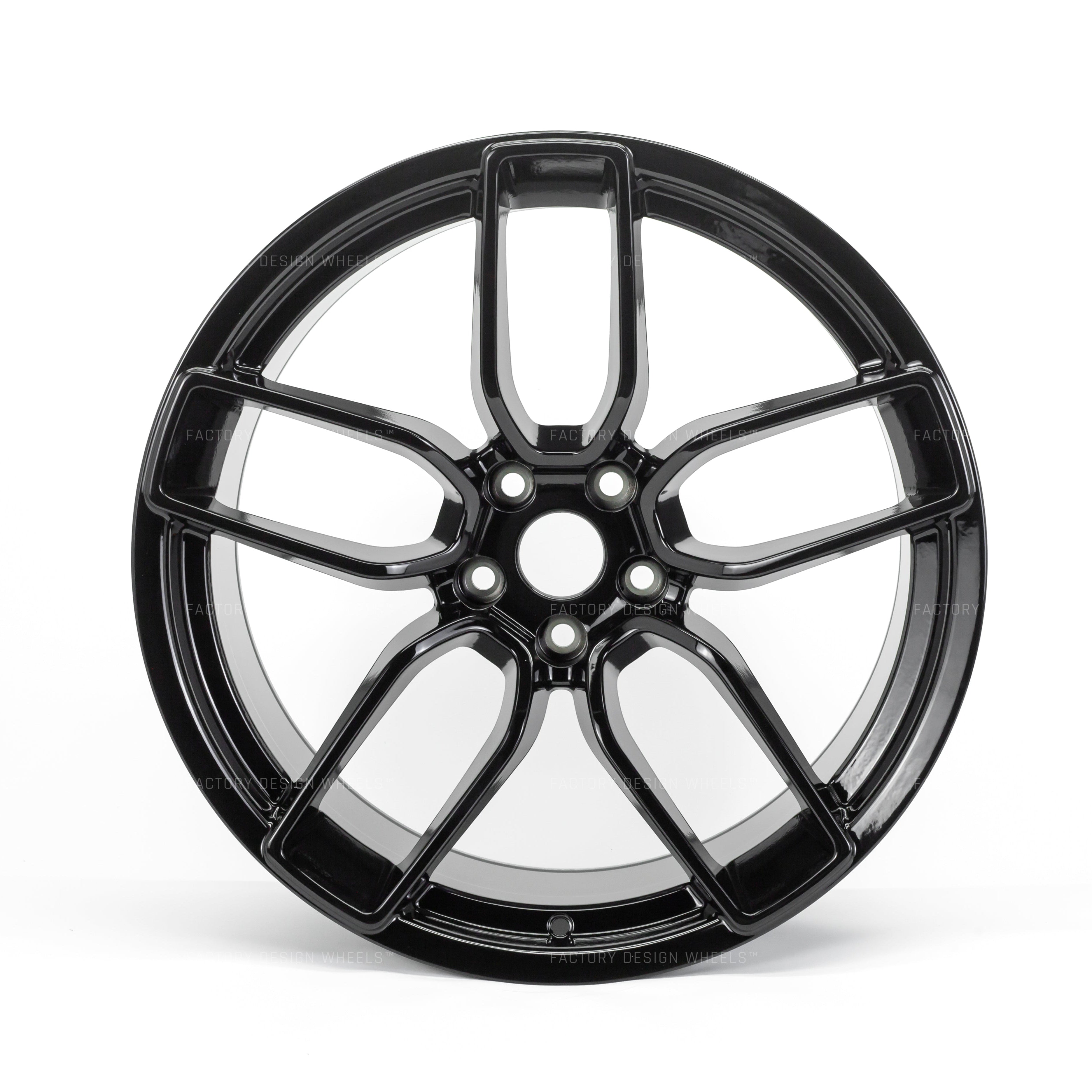 20x9.5"/20x11" Hellcat Style Gloss Black Wheels - Fits Dodge Challenger & Charger Models (Narrow Body)