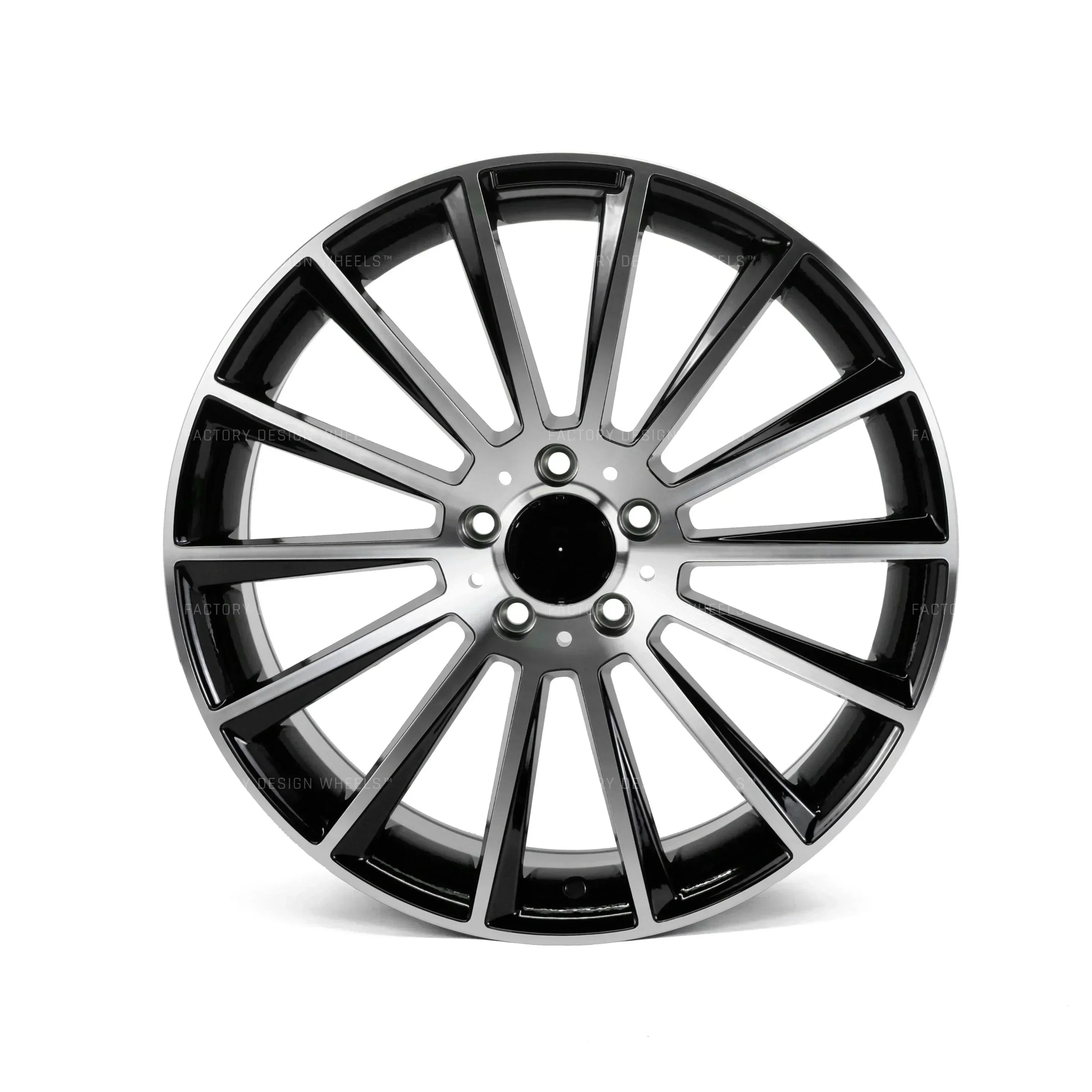 22x10" AMG Multispoke Style Black Machined Face Wheels - Fits Mercedes GL, GLS Class - Ultra Speed Wheel
