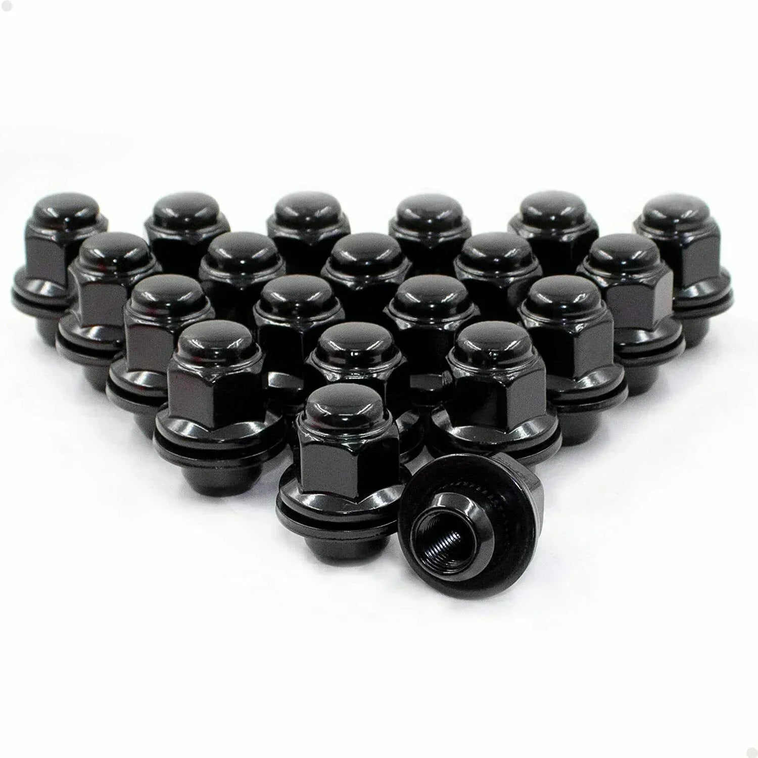 24pcs M14x1.5 Mag Seat Black Lug Nuts For Toyota New Gen Tacoma 4Runner TRD - Ultra Speed Wheel
