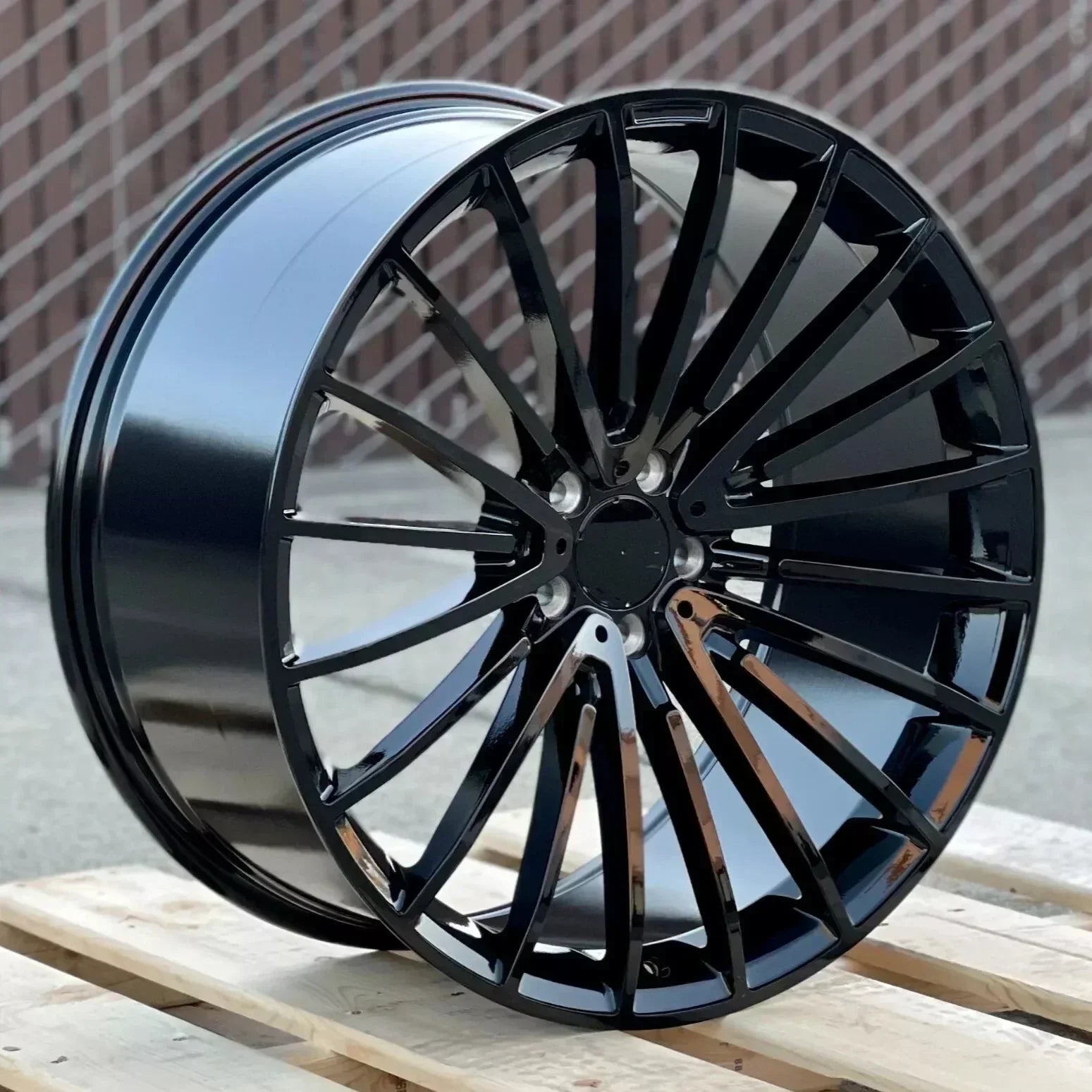 22x10.5" 2021 AMG Style Gloss Black Wheels - Fits Mercedes GL, GLS Class - Ultra Speed Wheel