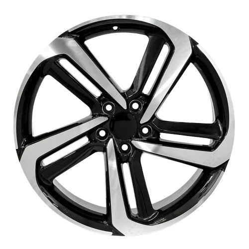 20" EXL Style Black Machined Face Wheels Fits Honda Accord EX LX Sport Coupe Sedan Civic EX LX SI Acura - Ultra Speed Wheel