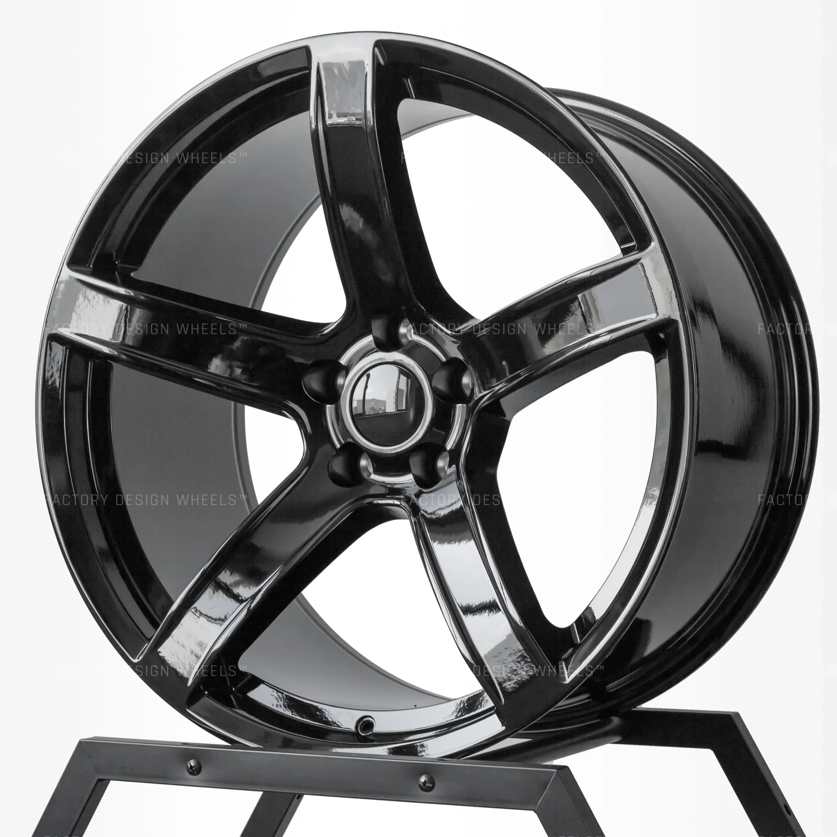 20x11" Hellcat HC2 Style Gloss Black Wheels - Fits Dodge Challenger & Charger Models (Wide Body) - Ultra Speed Wheel