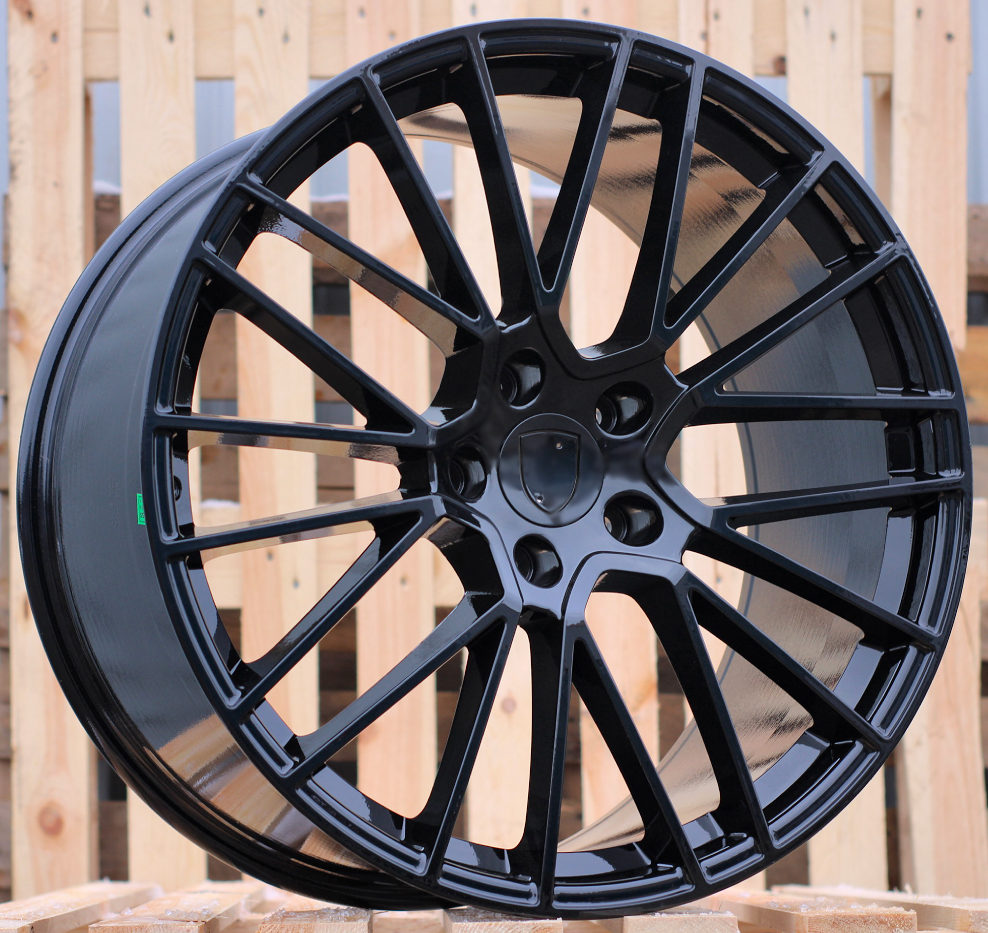 22x10" GTS Coupe Style Gloss Black Wheels - Fit Porsche Cayenne