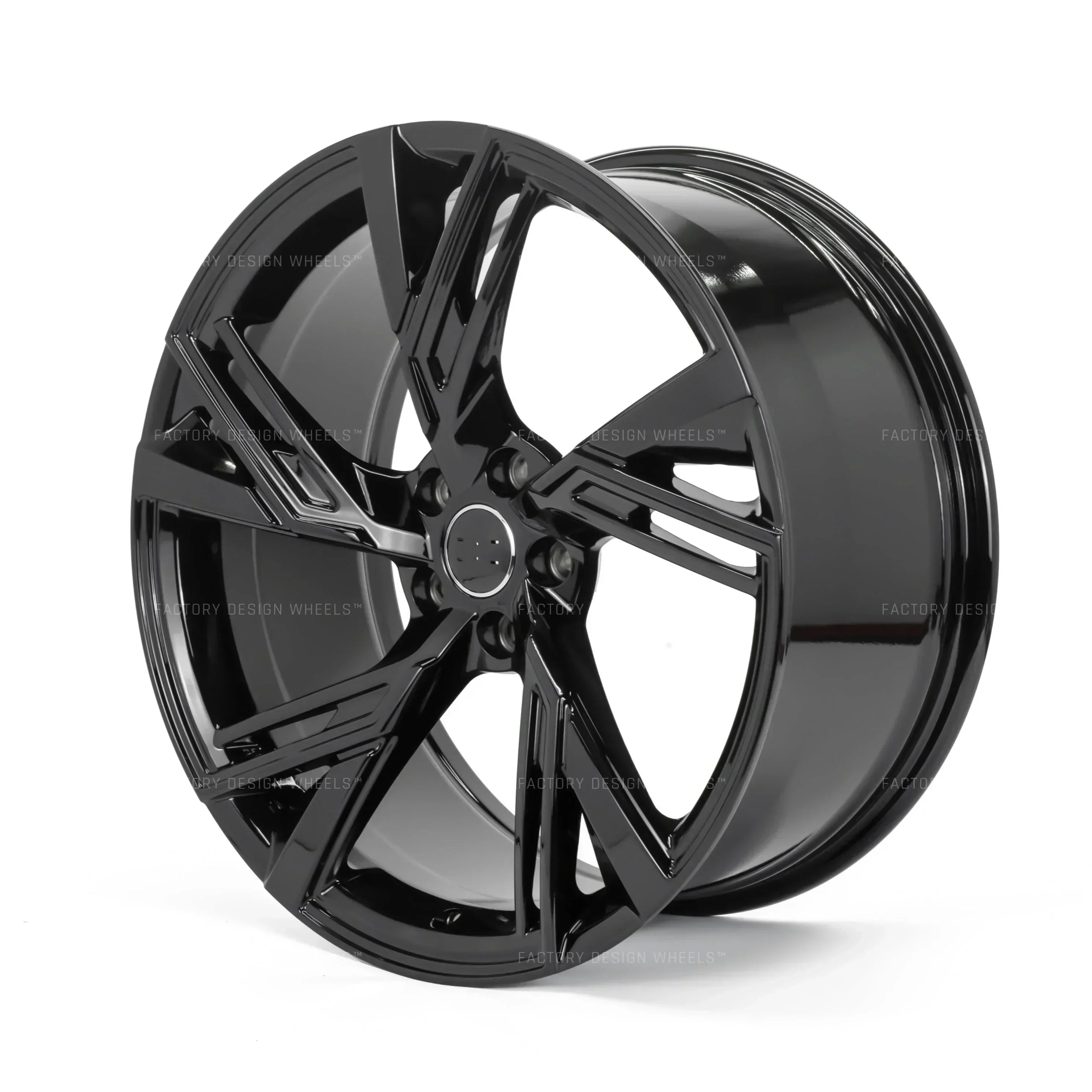 20x9" RS6 Style Gloss Black Wheels - Fits Audi A3/A4/A5/A6/A7/A8, Q5/Q7/Q8, E-Tron & S/RS Models - Ultra Speed Wheel