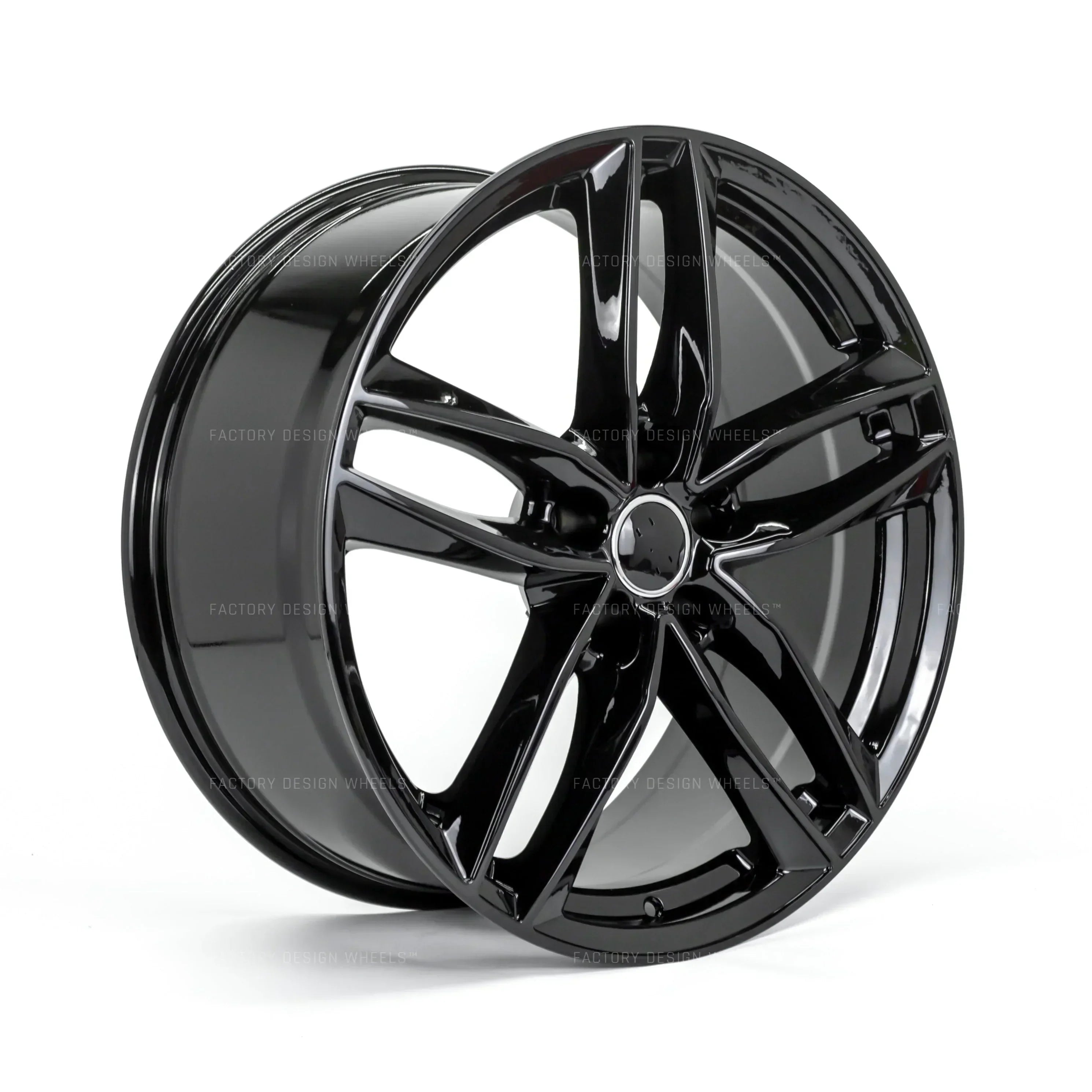 20x9" S7 Style Gloss Black Wheels - Fits Audi A3/A4/A5/A6/A7/A8, Q5/Q7/Q8, E-Tron & S/RS Models - Ultra Speed Wheel