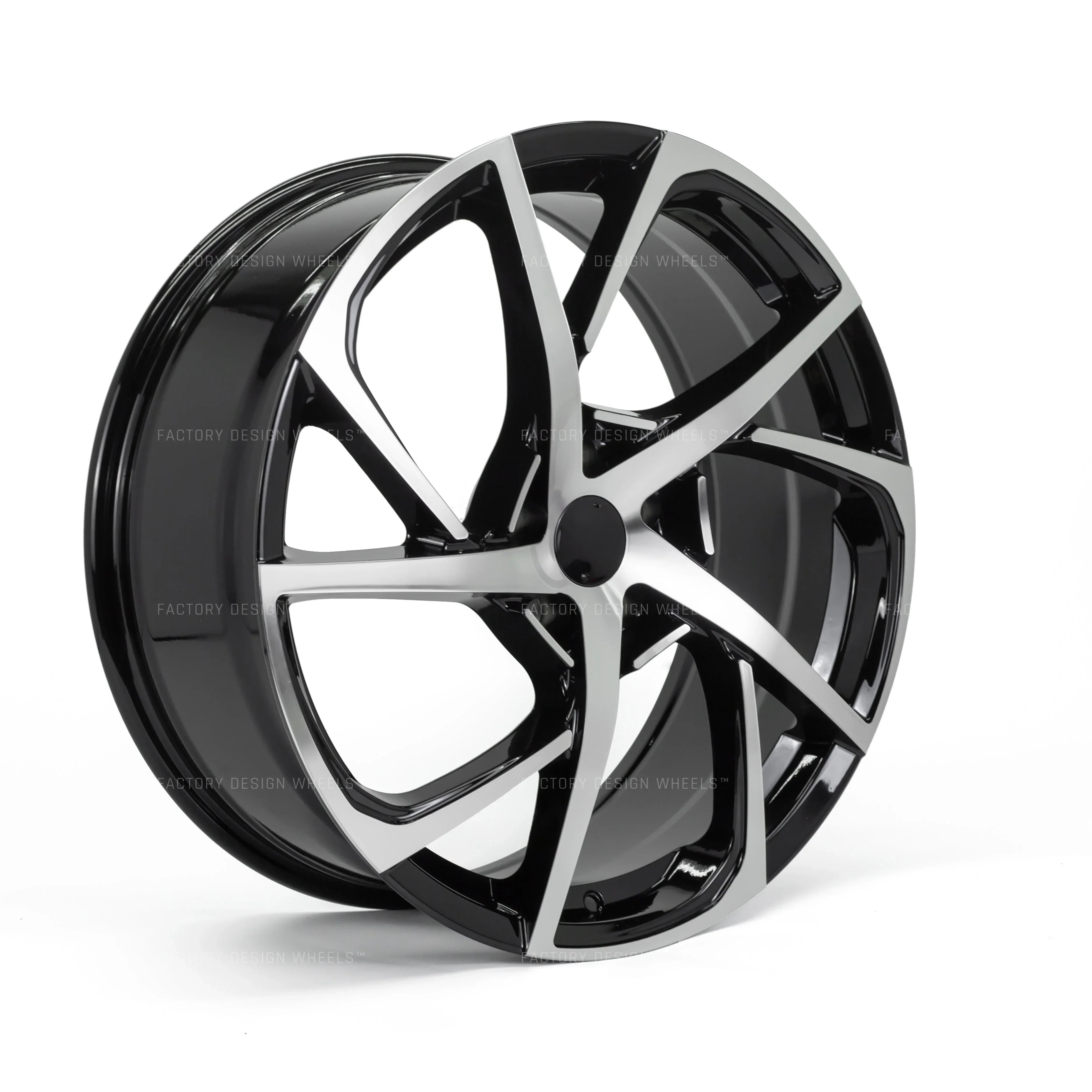 20" HSX Style Black Machined Face Wheels Fit Honda Accord EX LX Sport Coupe Sedan, Civic EX LX SI, Acura TSX - Ultra Speed Wheel