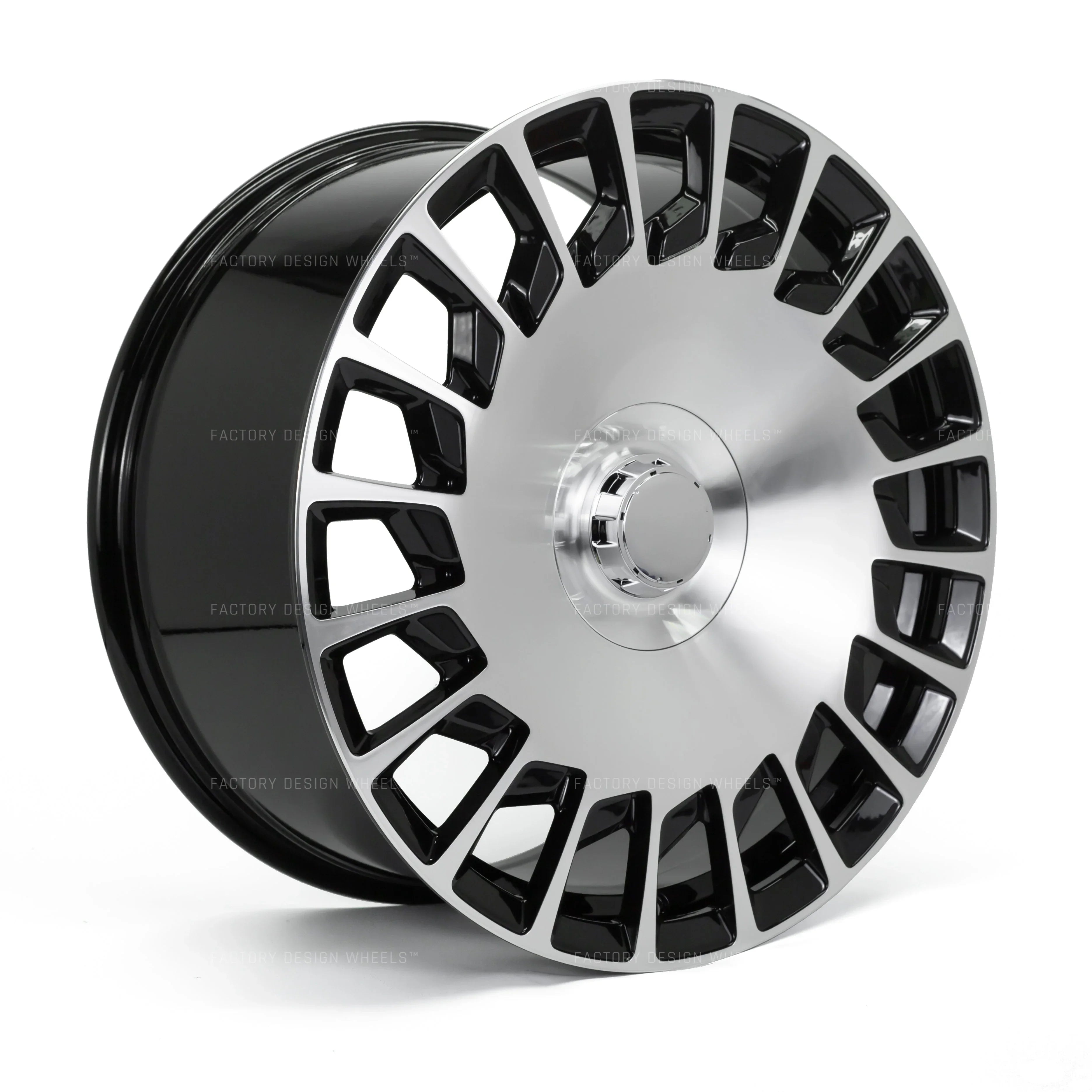 20x8.5"/20x9.5" Maybach Style Black Machined Face Wheels - Fits Mercedes C, E, S, GLC, CLS Class - Ultra Speed Wheel