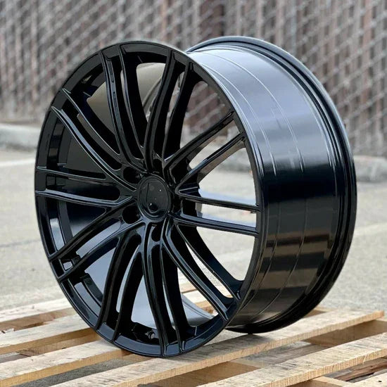 22x10" GTS Coupe Style Gloss Black Wheels - Fit Porsche Cayenne - Ultra Speed Wheel