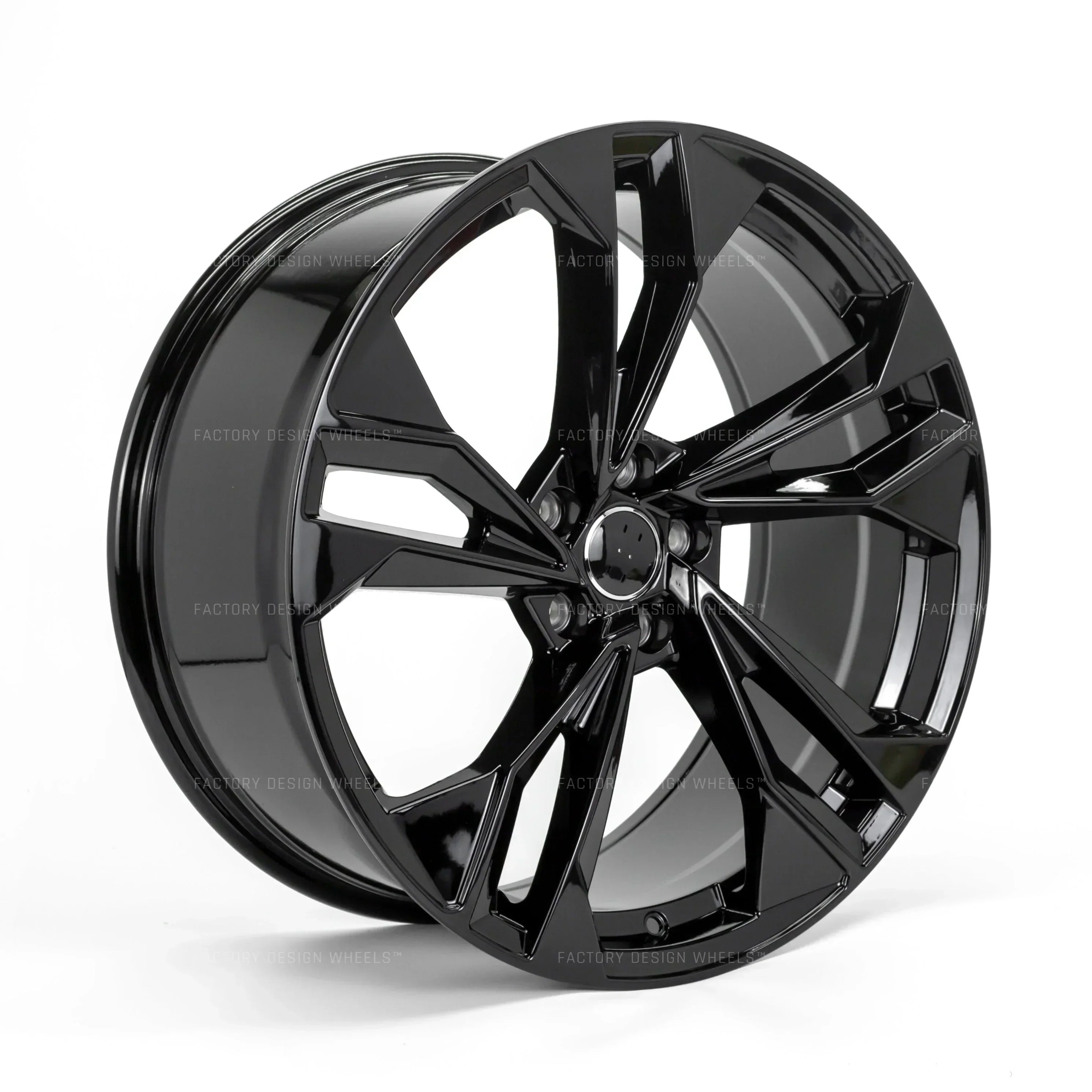20x9" S5 Style Gloss Black Wheels - Fits Audi A3/A4/A5/A6/A7/A8, Q5/Q7/Q8, E-Tron & S/RS Models - Ultra Speed Wheel