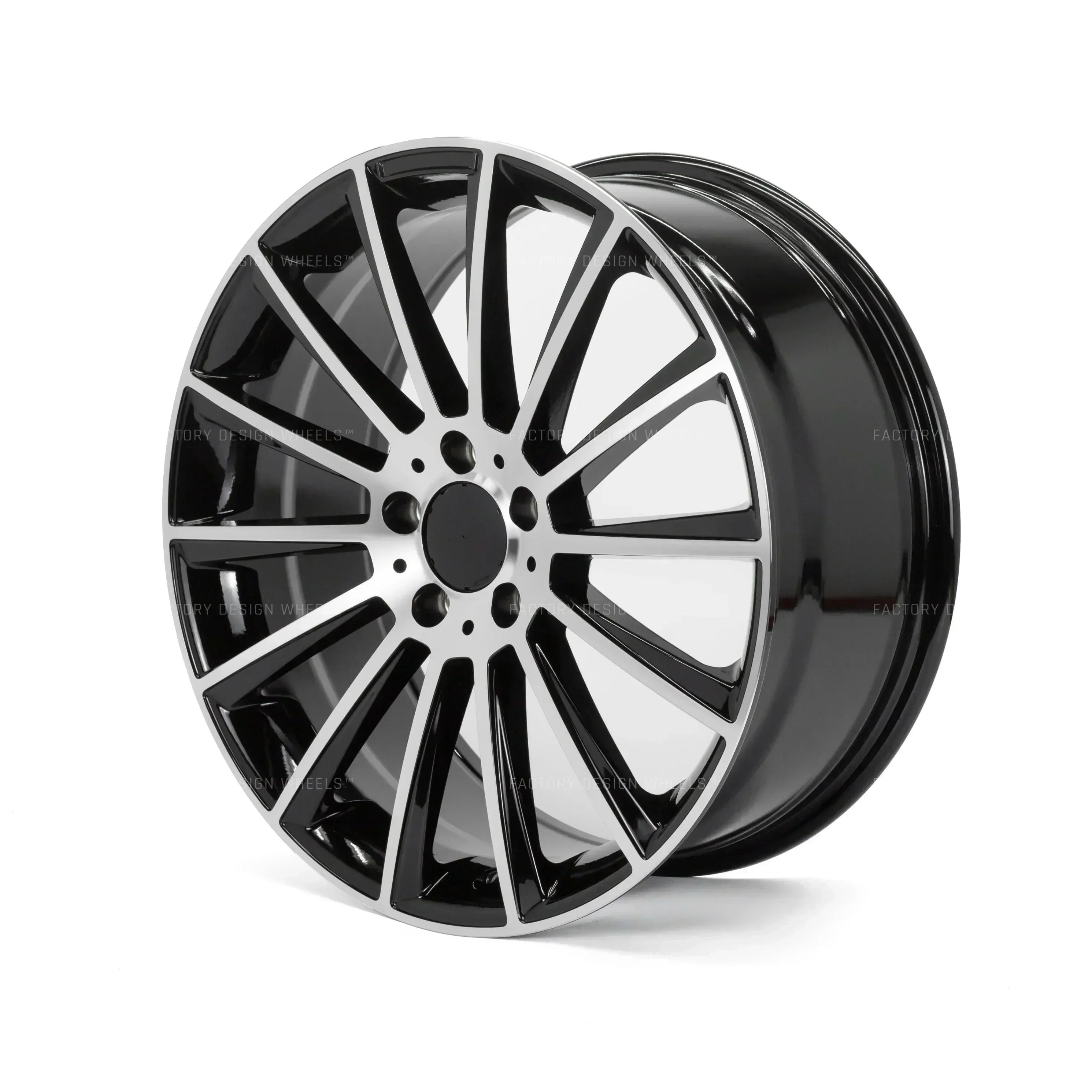 22x10" AMG Multispoke Style Black Machined Face Wheels - Fits Mercedes GL, GLS Class - Ultra Speed Wheel