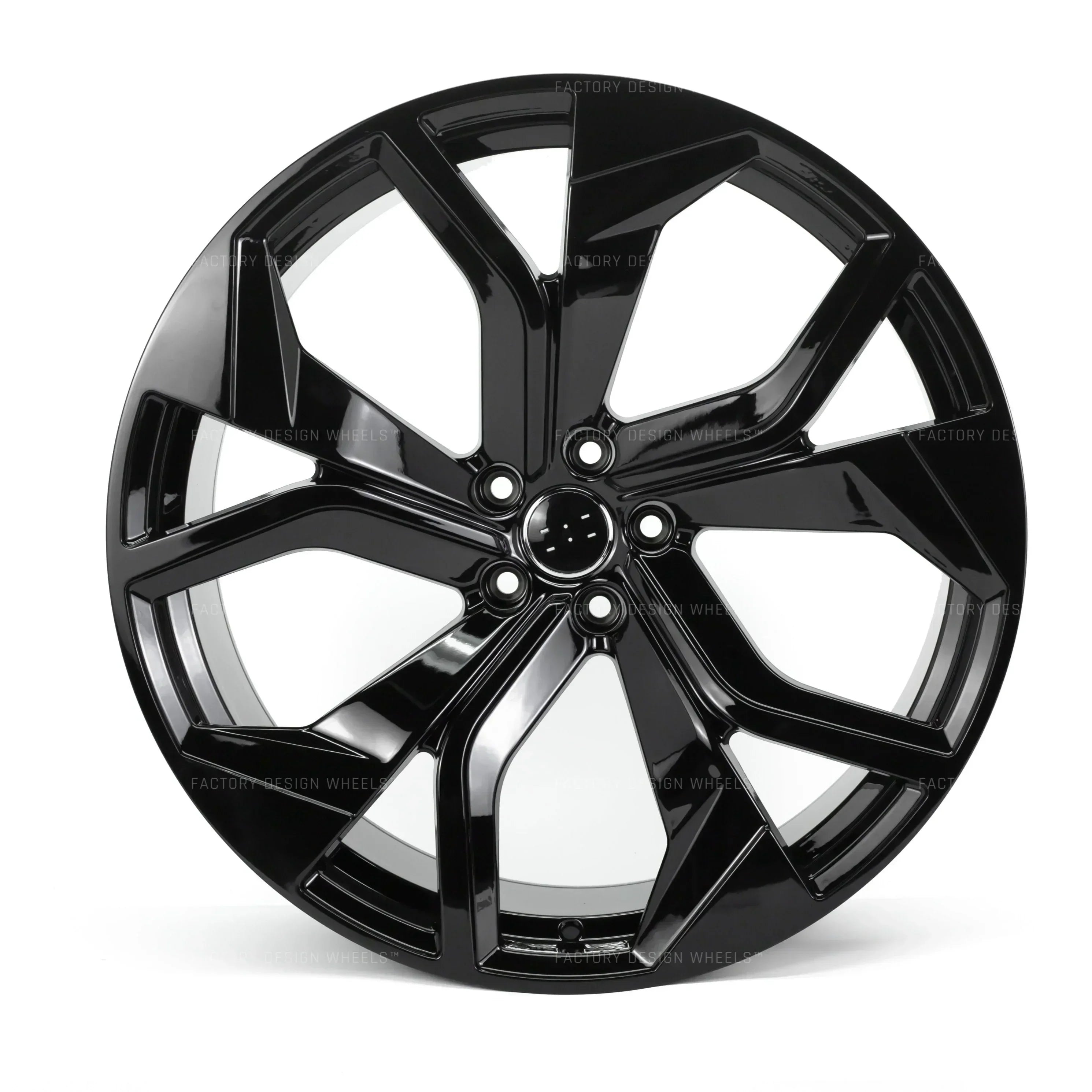 20x9" RSQ8 Style Gloss Black Wheels - Fits Audi A3/A4/A5/A6/A7/A8, Q5/Q7/Q8, E-Tron & S/RS Models - Ultra Speed Wheel