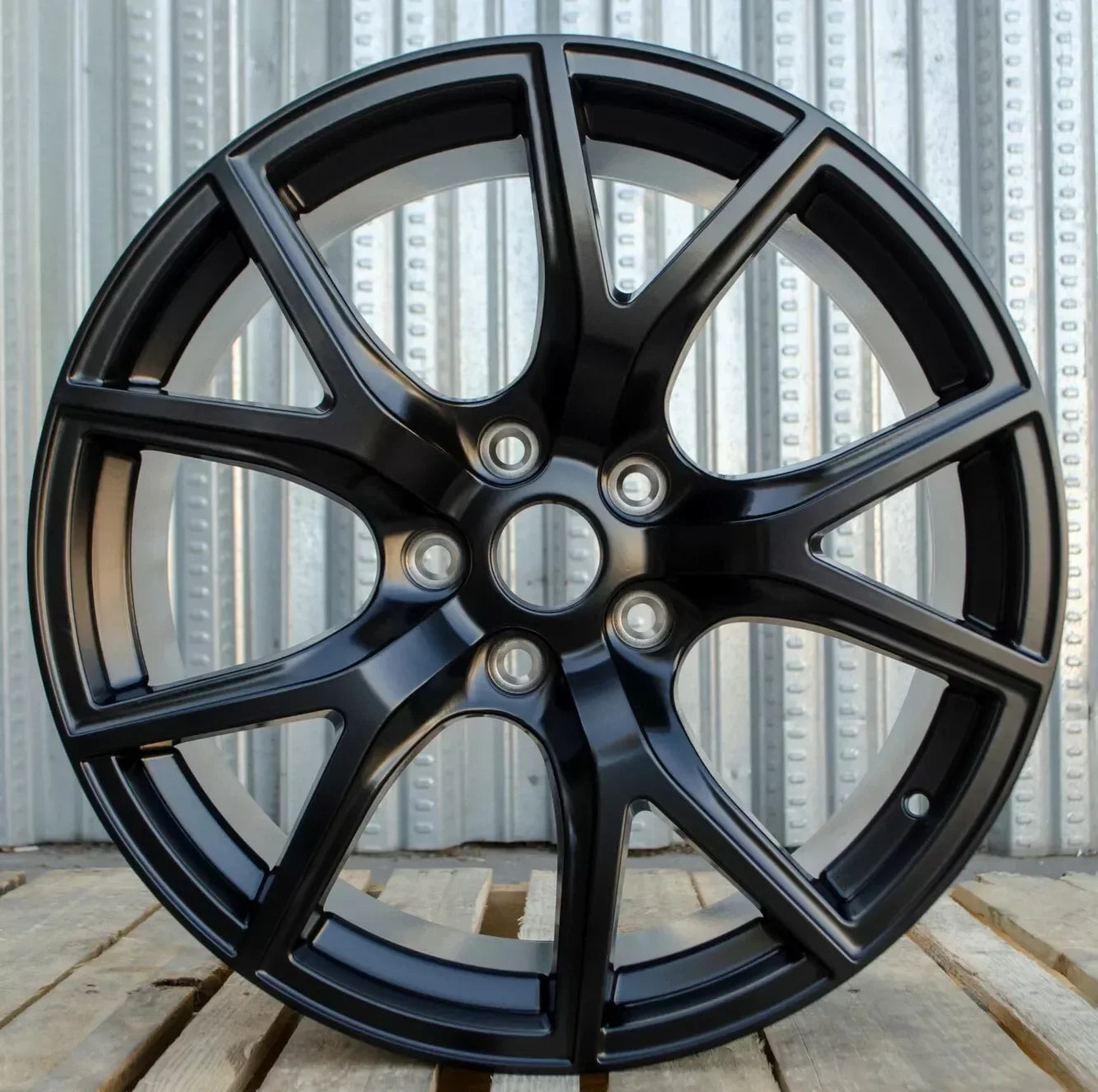 20x10" SRT TrackHawk Style Matte Black Wheels - Fits Dodge Durango & Jeep Grand Cherokee - Ultra Speed Wheel