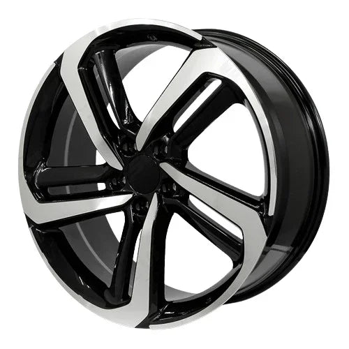 20" EXL Style Black Machined Face Wheels Fits Honda Accord EX LX Sport Coupe Sedan Civic EX LX SI Acura - Ultra Speed Wheel