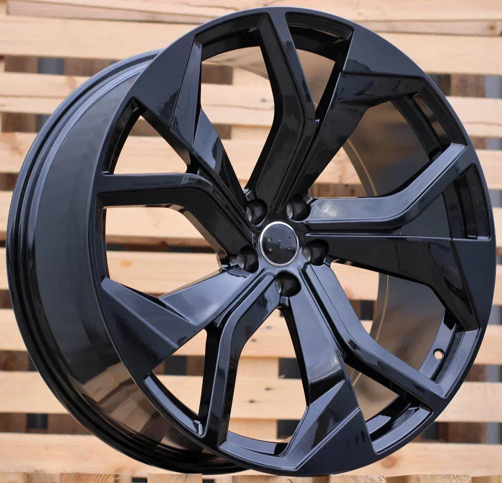 20x9" RSQ8 Style Gloss Black Wheels - Fits Audi A3/A4/A5/A6/A7/A8, Q5/Q7/Q8, E-Tron & S/RS Models - Ultra Speed Wheel
