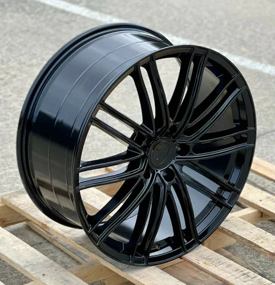 22x10" GTS Coupe Style Gloss Black Wheels - Fit Porsche Cayenne - Ultra Speed Wheel