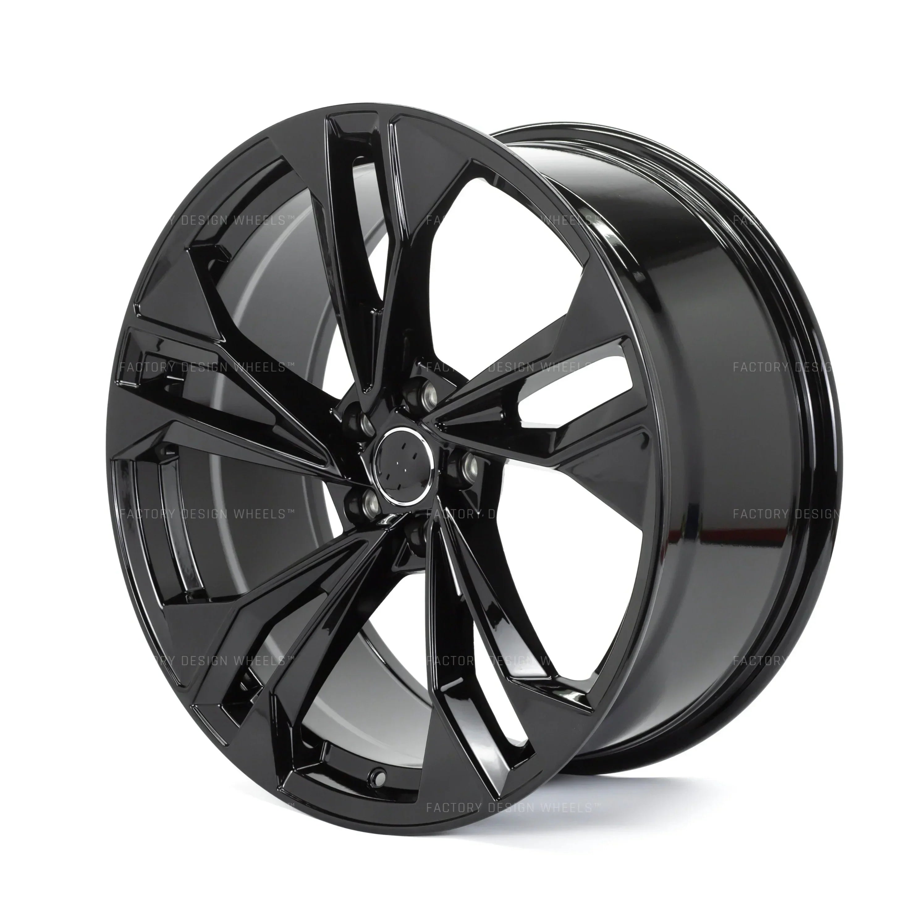 20x9" S5 Style Gloss Black Wheels - Fits Audi A3/A4/A5/A6/A7/A8, Q5/Q7/Q8, E-Tron & S/RS Models - Ultra Speed Wheel