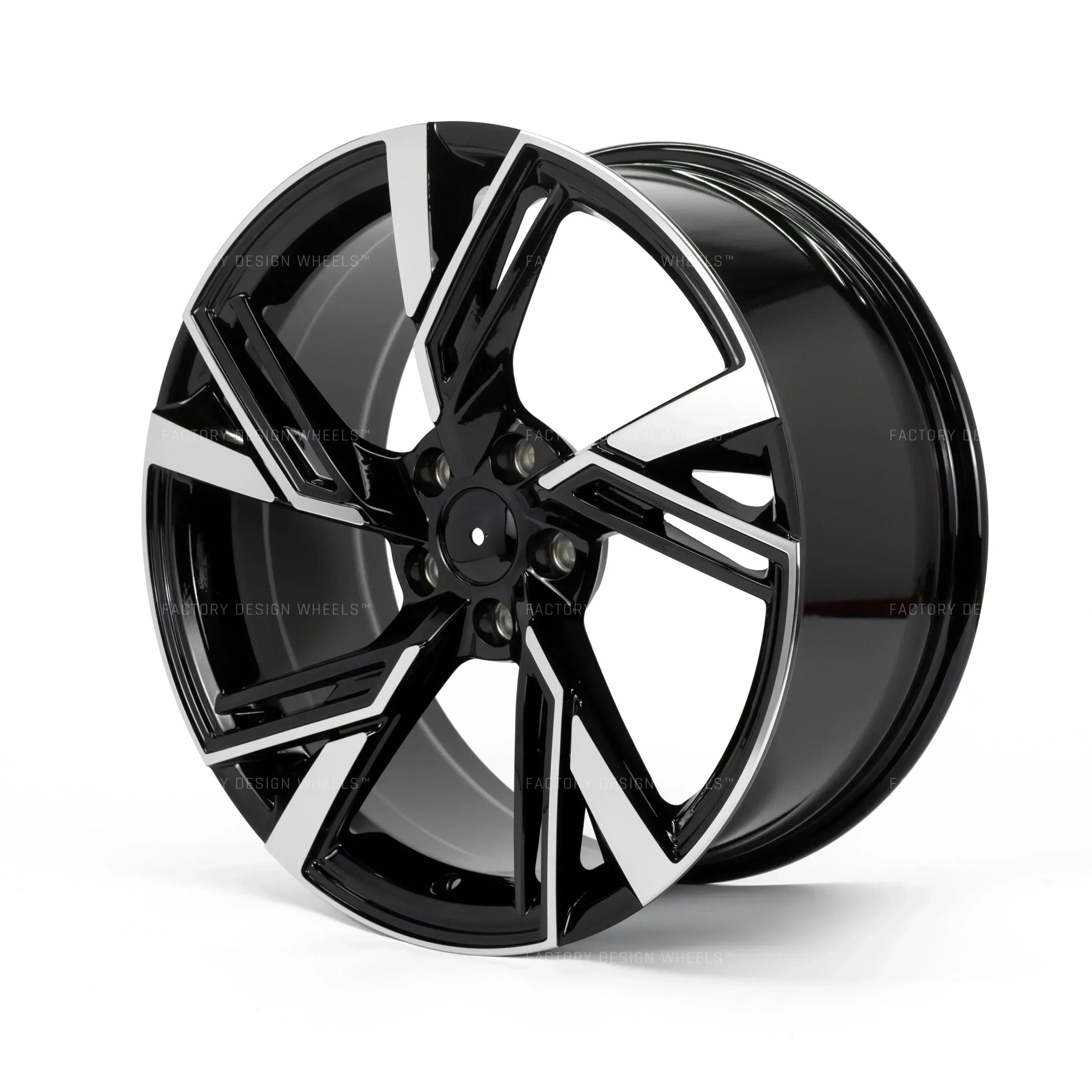 20x9" RS6 Style Black Machined Face Wheels - Fits Audi A3/A4/A5/A6/A7/A8, Q5/Q7/Q8, E-Tron & S/RS Models - Ultra Speed Wheel