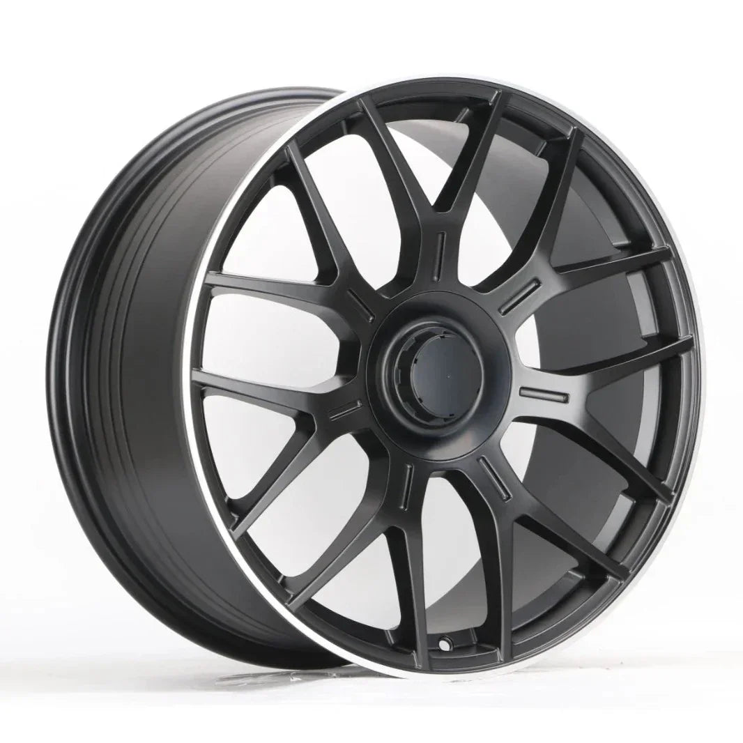 20x8.5"/20x9.5" AMG Style Stain Black Machined Lip Wheels - Fits Mercedes C, E, S, CLS Class - Ultra Speed Wheel