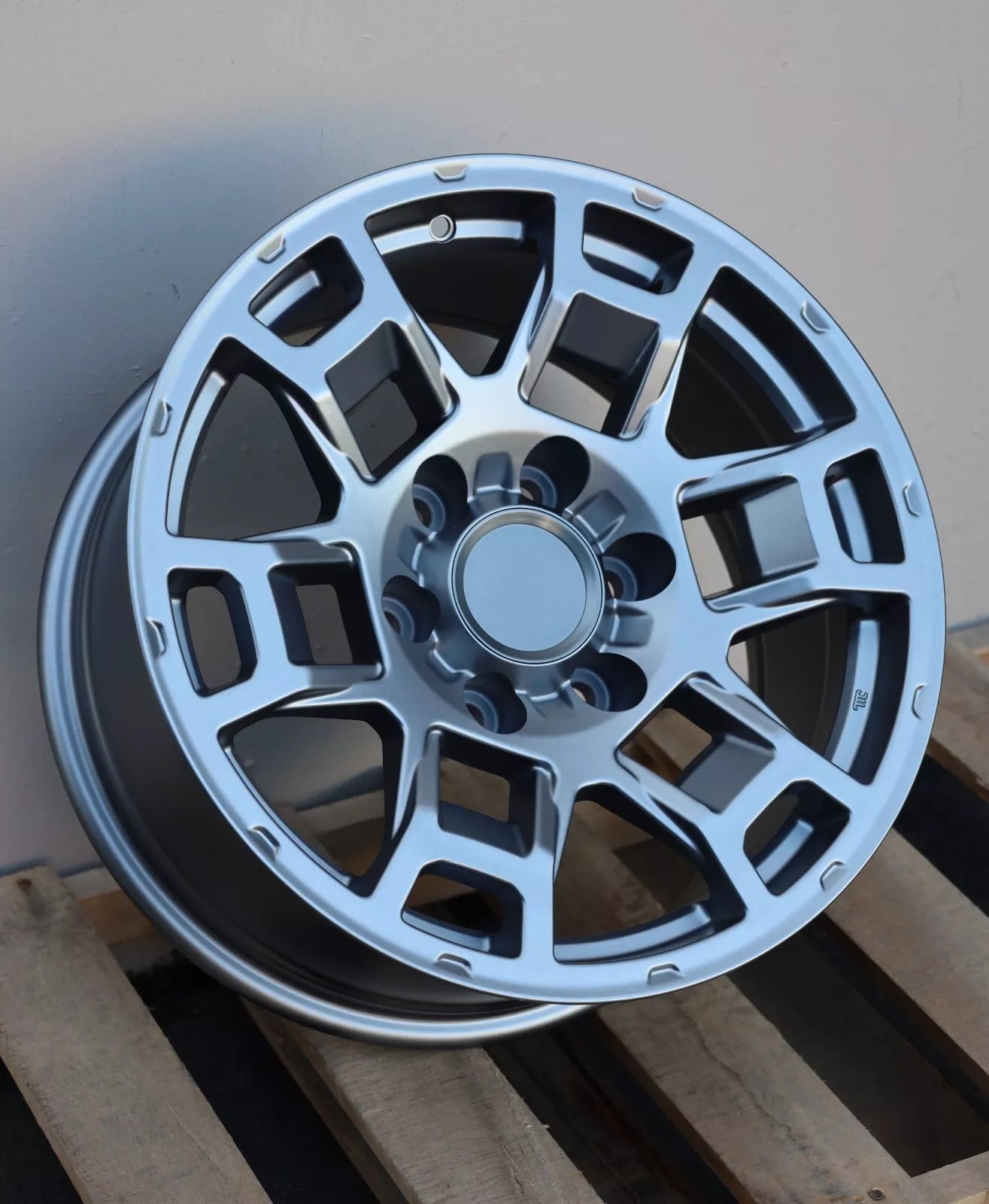 17x9(+0mm)" 2021 Pro Style Matte Gunmetal Wheels - Fits Toyota TRD Tacoma, 4Runner, FJ Cruiser, Sequoia, Tundra, Lexus GX460/GX470