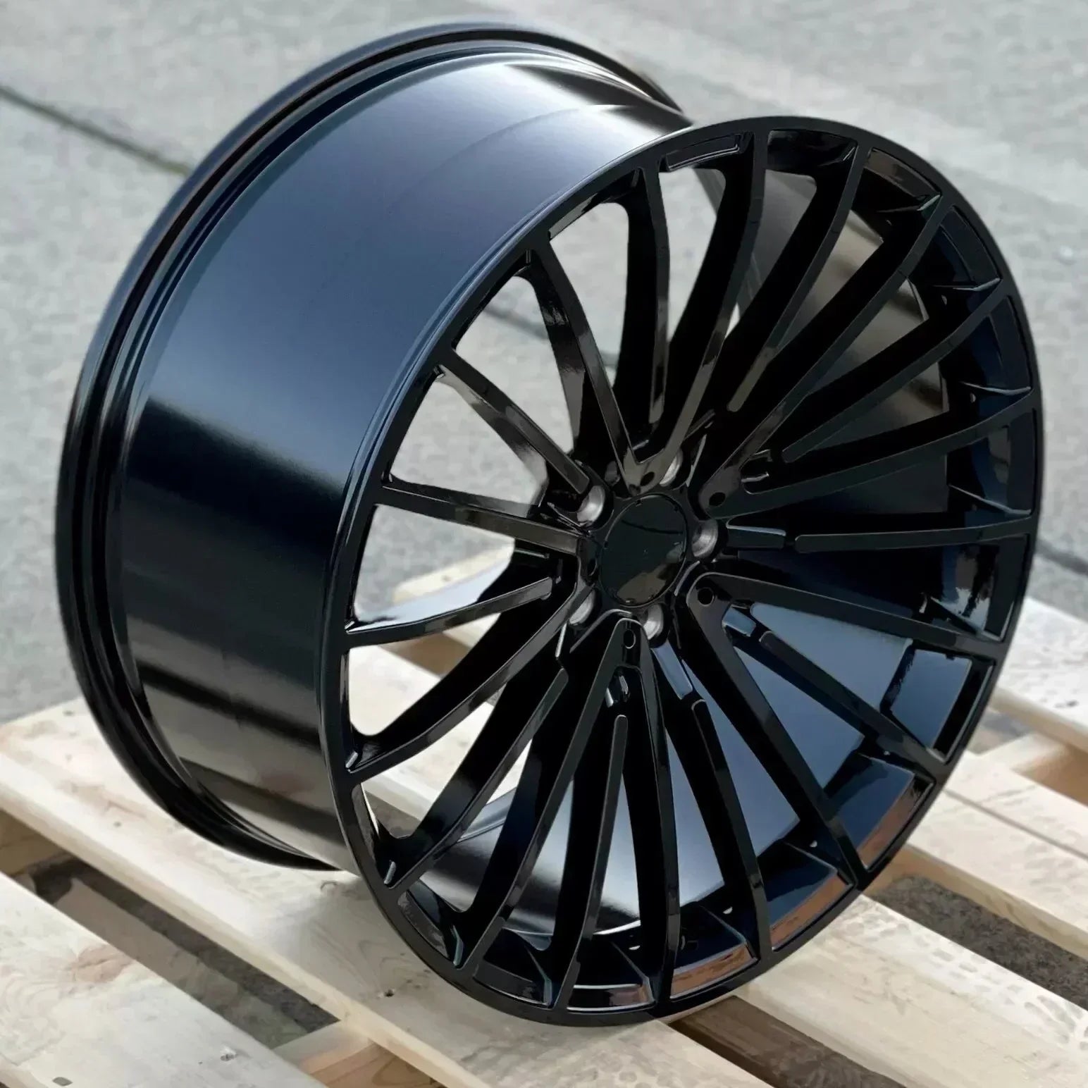 22x10.5" 2021 AMG Style Gloss Black Wheels - Fits Mercedes GL, GLS Class - Ultra Speed Wheel