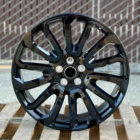 20x9.5" Autobiography Style Gloss Black Wheels - Fits Range Rover / Defender / Discovery Models - Ultra Speed Wheel