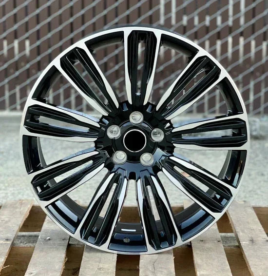 20x9.5" Dynamic Style Black Machined Face Wheels - Fits Evoque / Velar Models - Ultra Speed Wheel