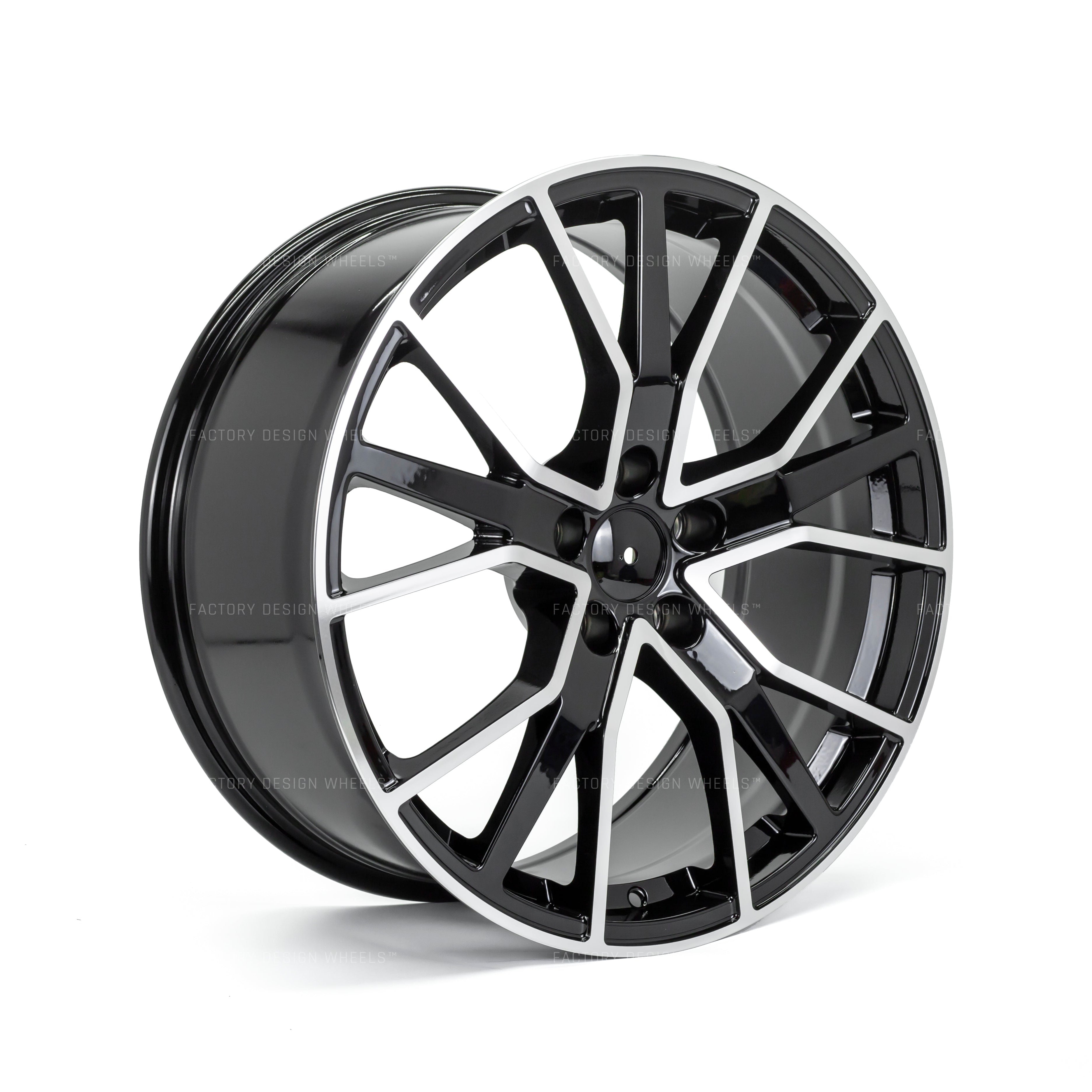 Audi Black Machined Face Wheel