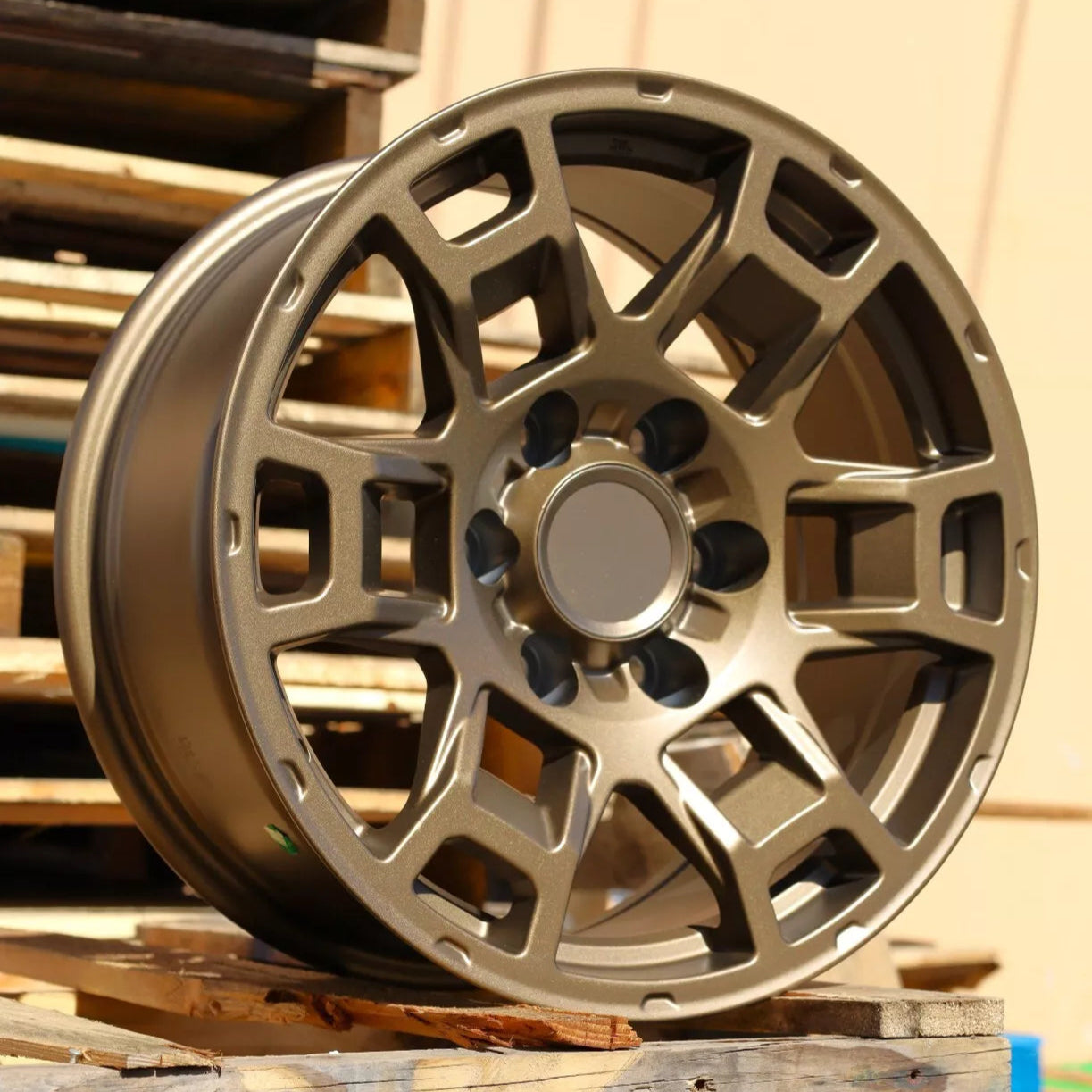 17x9(+0mm)" 2021 Pro Style Matte Bronze Wheels - Fits Toyota TRD Tacoma, 4Runner, FJ Cruiser, Sequoia, Tundra, Lexus GX460/GX470