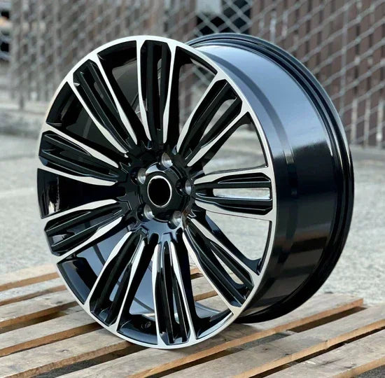 20x9.5" Dynamic Style Black Machined Face Wheels - Fits Evoque / Velar Models - Ultra Speed Wheel