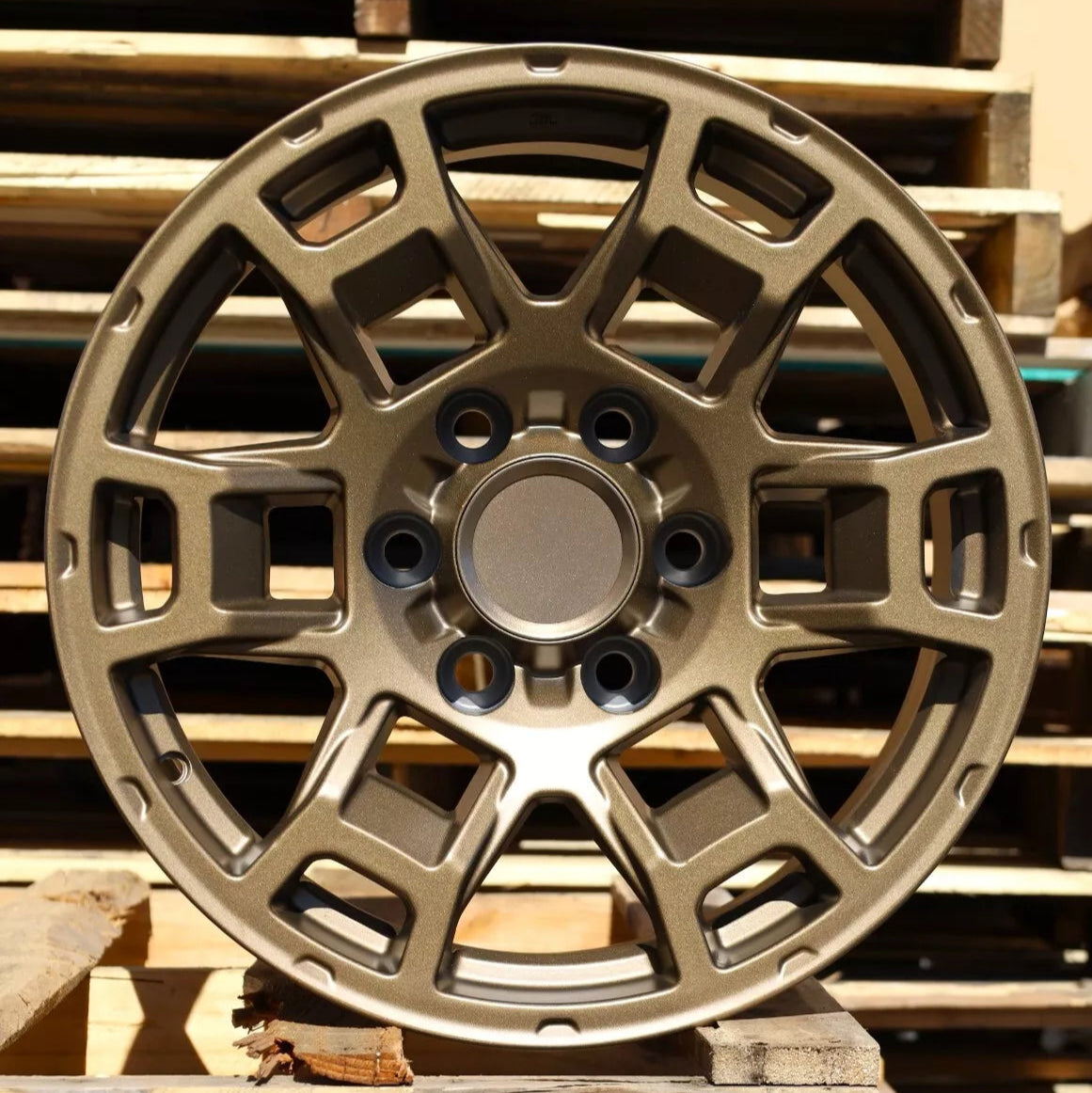 17x9(+0mm)" 2021 Pro Style Matte Bronze Wheels - Fits Toyota TRD Tacoma, 4Runner, FJ Cruiser, Sequoia, Tundra, Lexus GX460/GX470