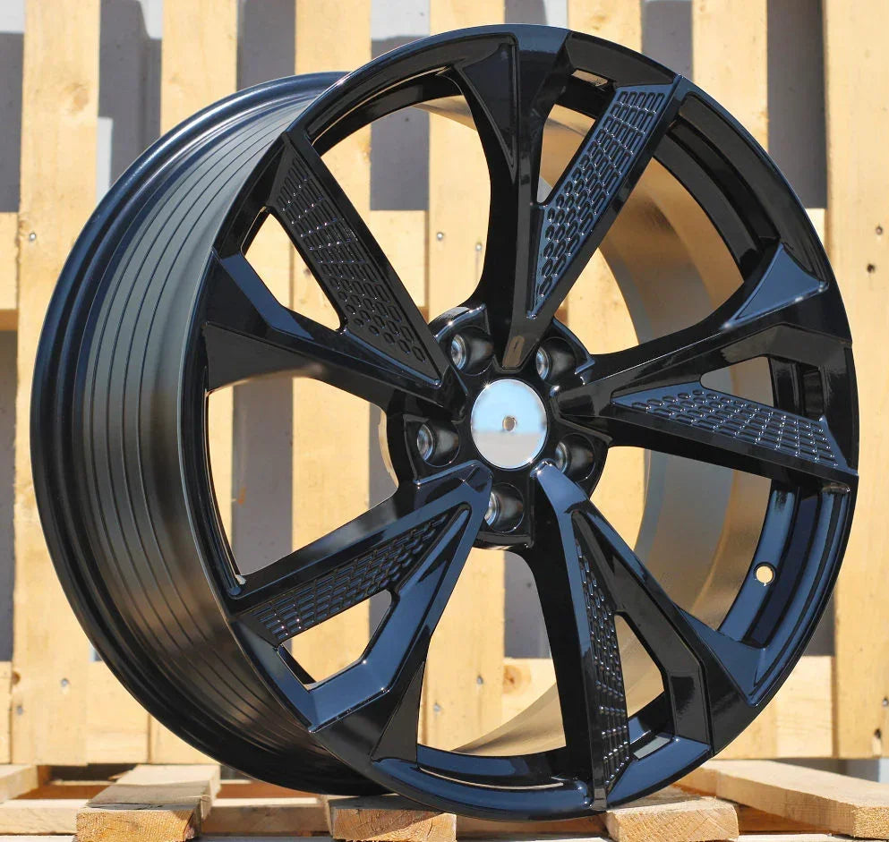 20x9" RS7 Style Gloss Black Wheels - Fits Audi A3/A4/A5/A6/A7/A8, Q5/Q7/Q8, E-Tron & S/RS Models - Ultra Speed Wheel