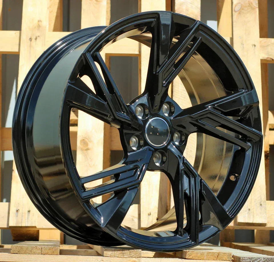 20x9" RS6 Style Gloss Black Wheels - Fits Audi A3/A4/A5/A6/A7/A8, Q5/Q7/Q8, E-Tron & S/RS Models - Ultra Speed Wheel