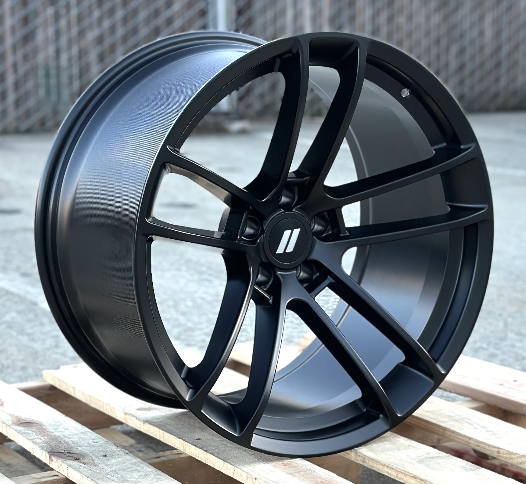 20x11" SRT Split Style Matte Black Wheels - Fits Dodge Challenger & Charger Models (Wide Body)