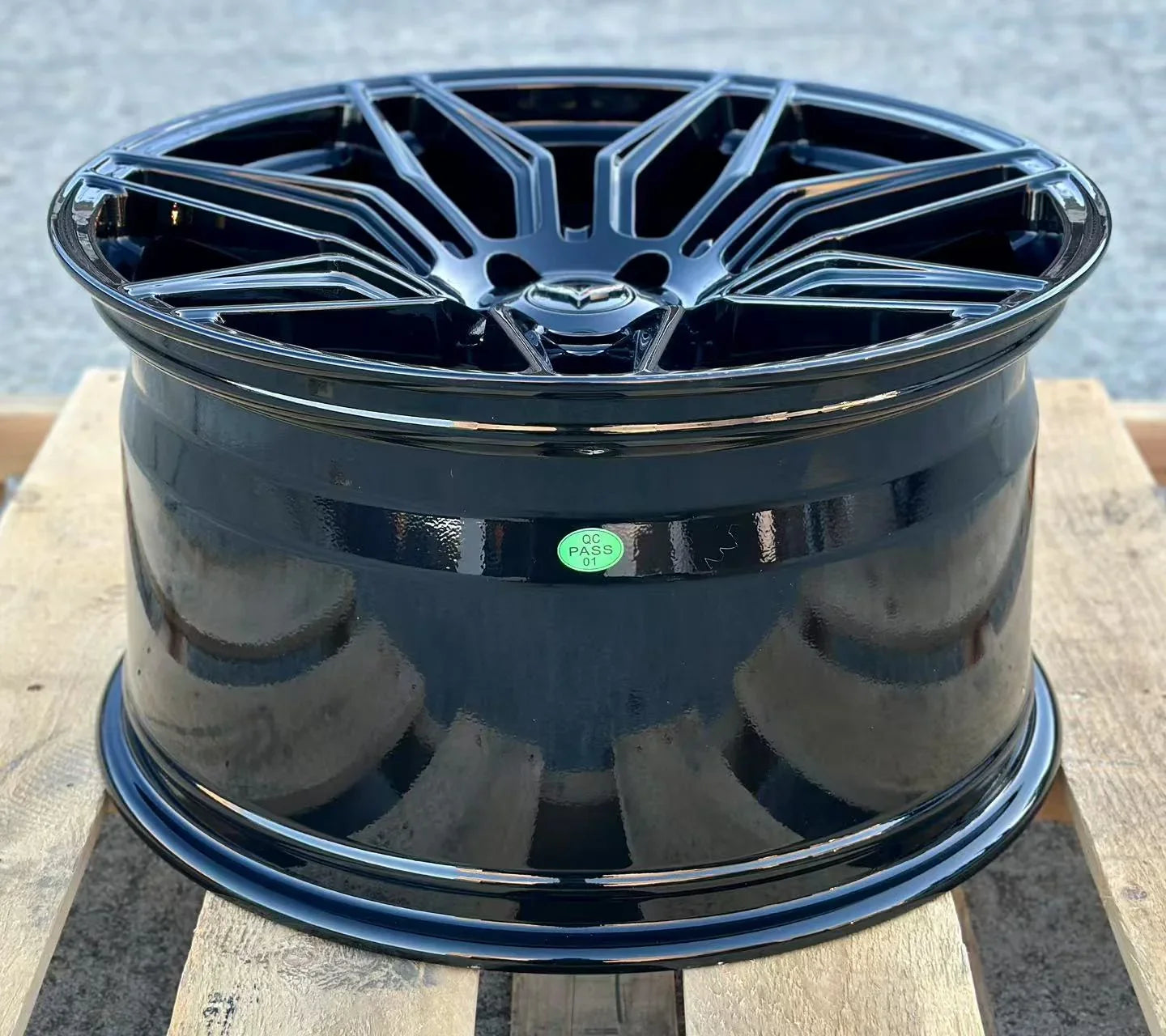 19x8.5"/20x11" Z06 Style Gloss Black Wheels - Fit Chevrolet Corvette C8 (Forged) - Ultra Speed Wheel