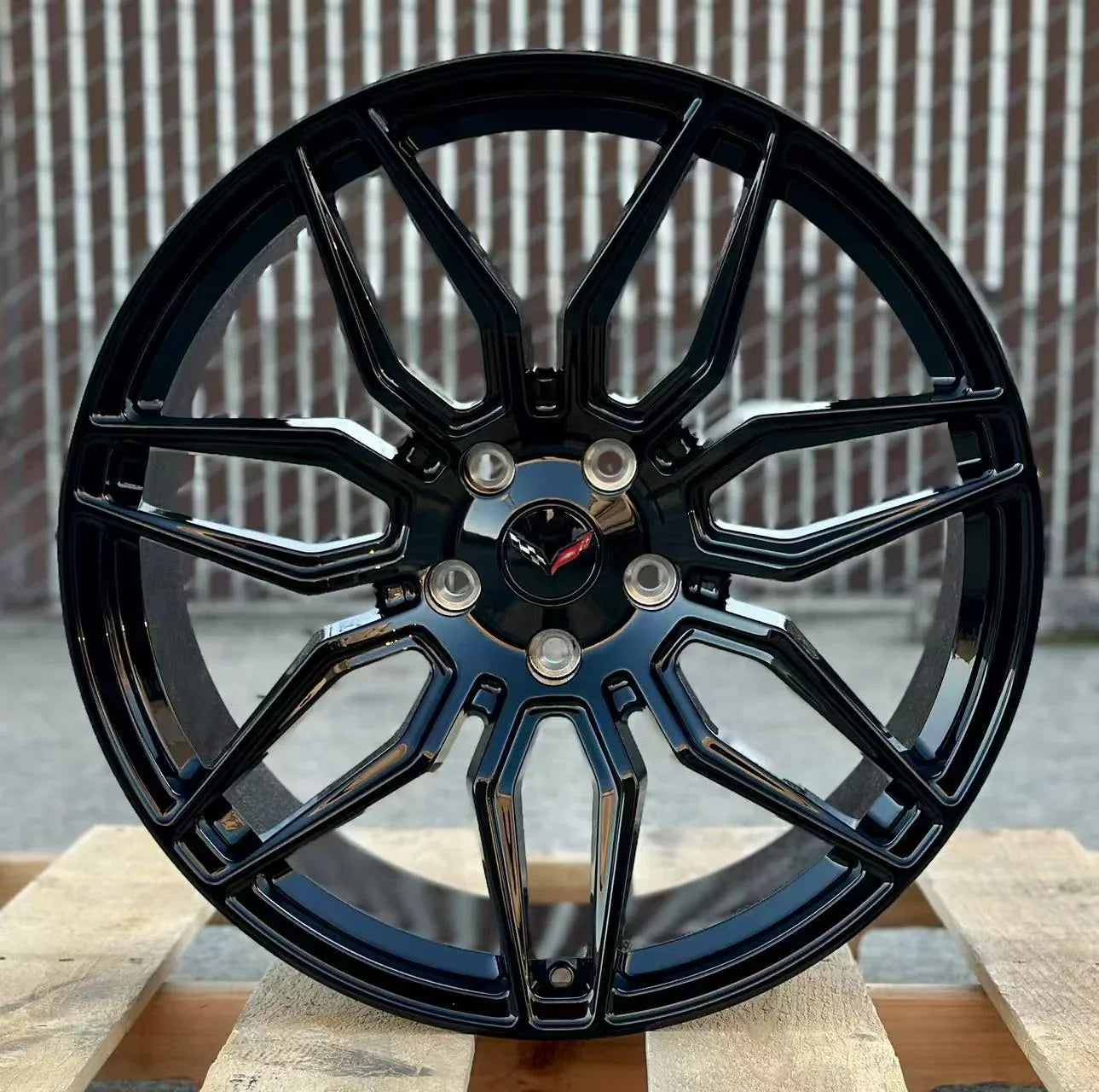 19x8.5"/20x11" Z06 Style Gloss Black Wheels - Fit Chevrolet Corvette C8 (Forged) - Ultra Speed Wheel