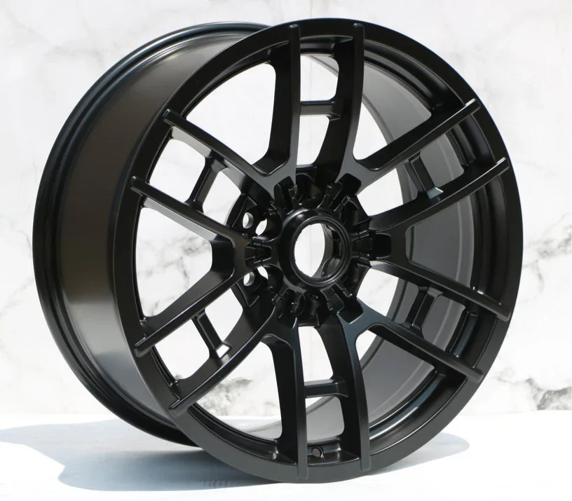 17x8" 2020 Pro Style Gloss Black Wheels - Fits Toyota TRD Tacoma, 4Runner, FJ Cruiser, Sequoia, Tundra, Lexus GX460/GX470 - Ultra Speed Wheel