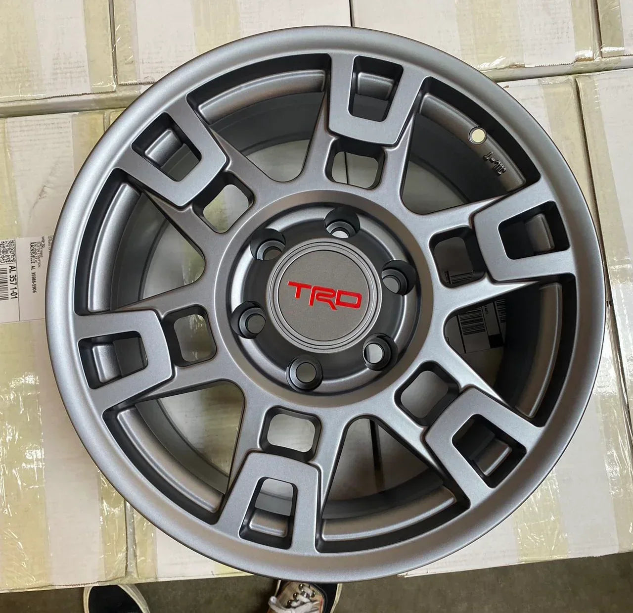 17x9" Sema Pro Style Matte Gunmetal Wheels - Fits Toyota TRD Tacoma, 4Runner, FJ Cruiser, Sequoia, Tundra, Lexus GX460/GX470 - Ultra Speed Wheel