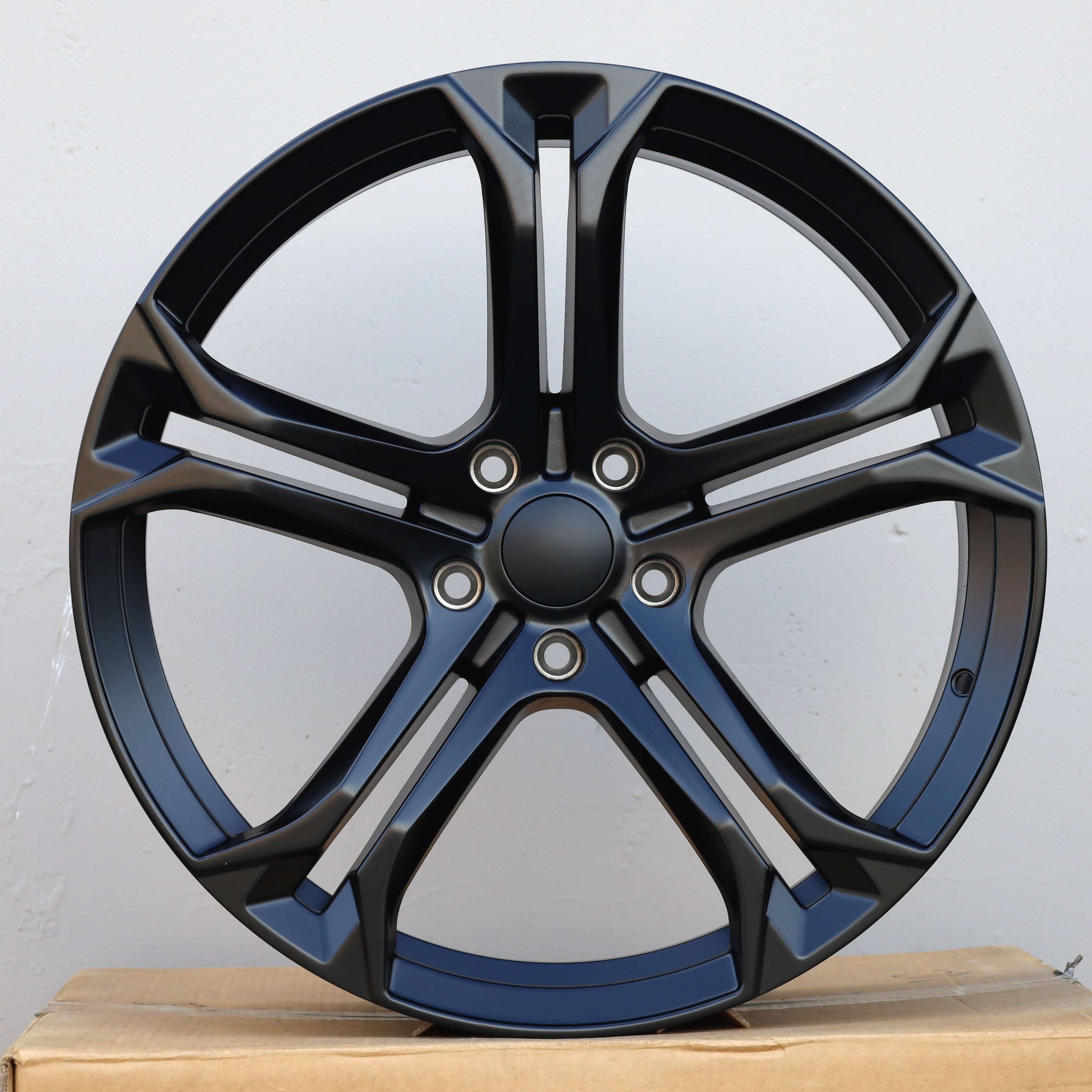 20x10"/20x11" 1LE Split Style Matte Black Wheels - Fits Chevy Camaro
