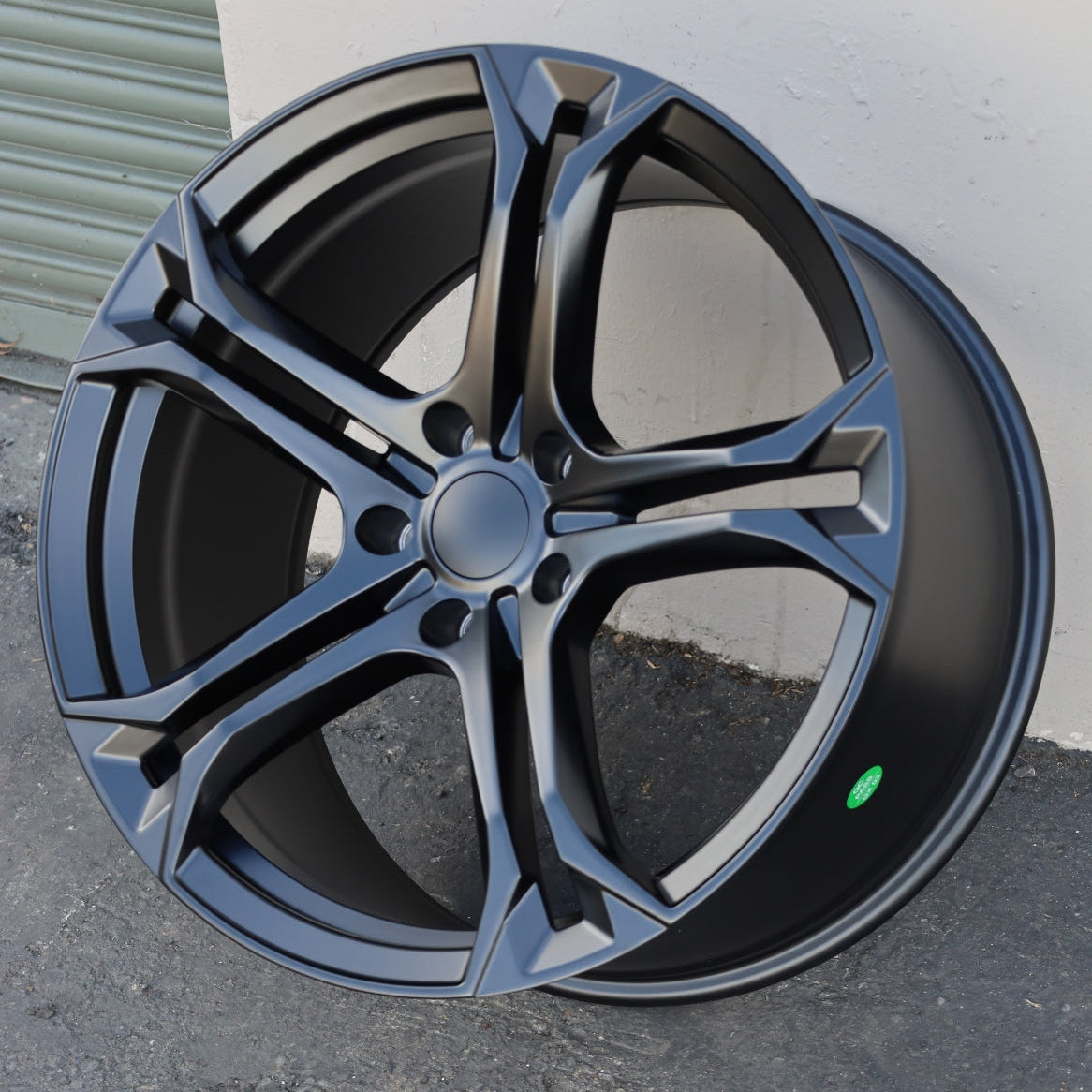 20x10"/20x11" 1LE Split Style Matte Black Wheels - Fits Chevy Camaro