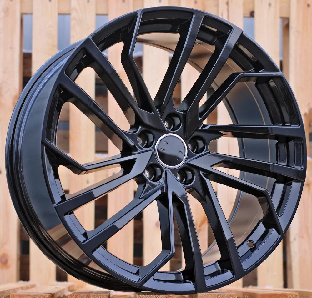 20x9" RS4 Style Gloss Black Wheels - Fits Audi A3/A4/A5/A6/A7/A8, Q5/Q7/Q8, E-Tron & S/RS Models - Ultra Speed Wheel