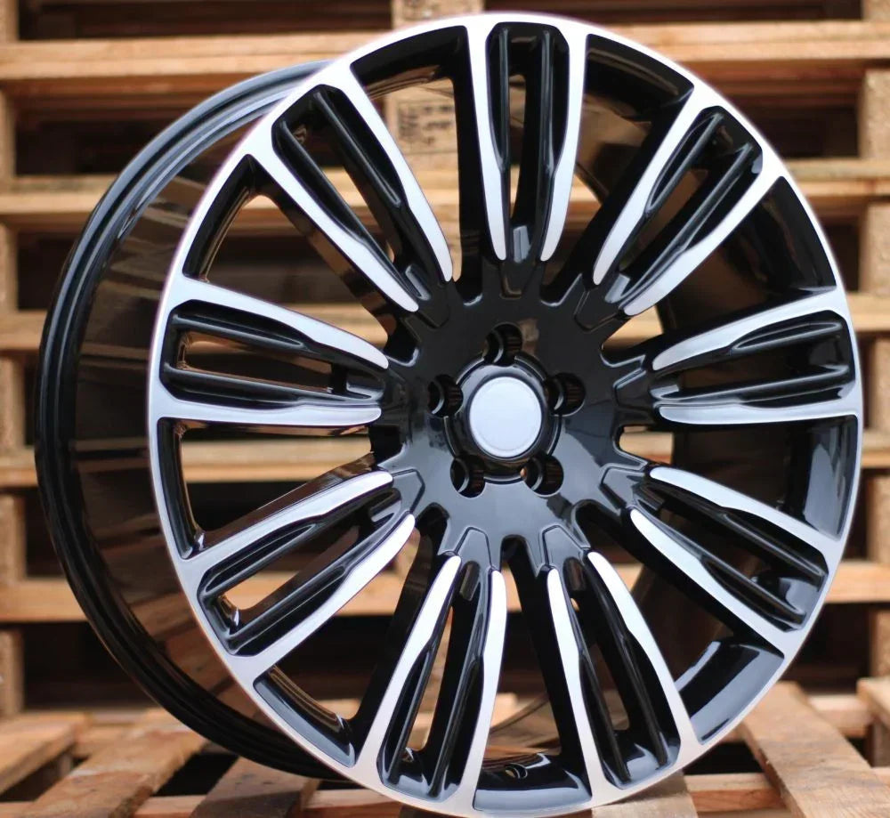 20x9.5" Dynamic Style Black Machined Face Wheels - Fits Evoque / Velar Models - Ultra Speed Wheel