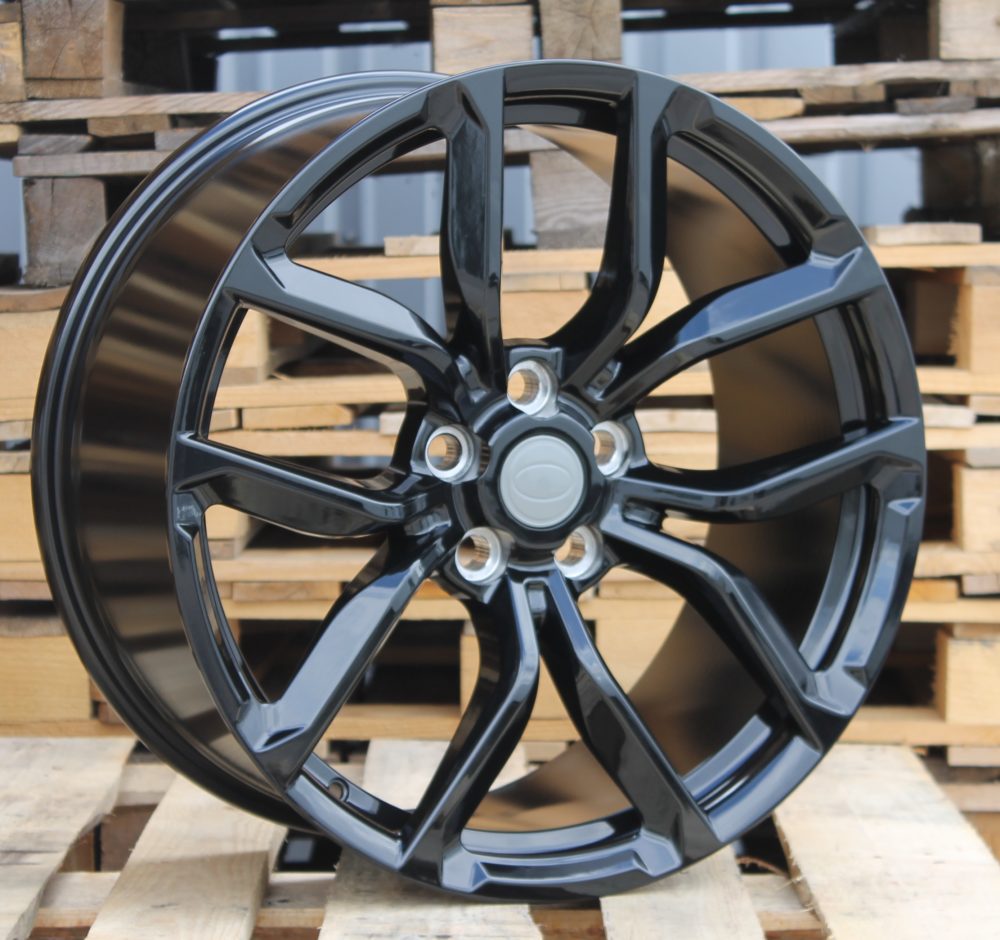 22x9.5" SVR Style Gloss Black Wheels - Fits Range Rover / Defender / Discovery Models