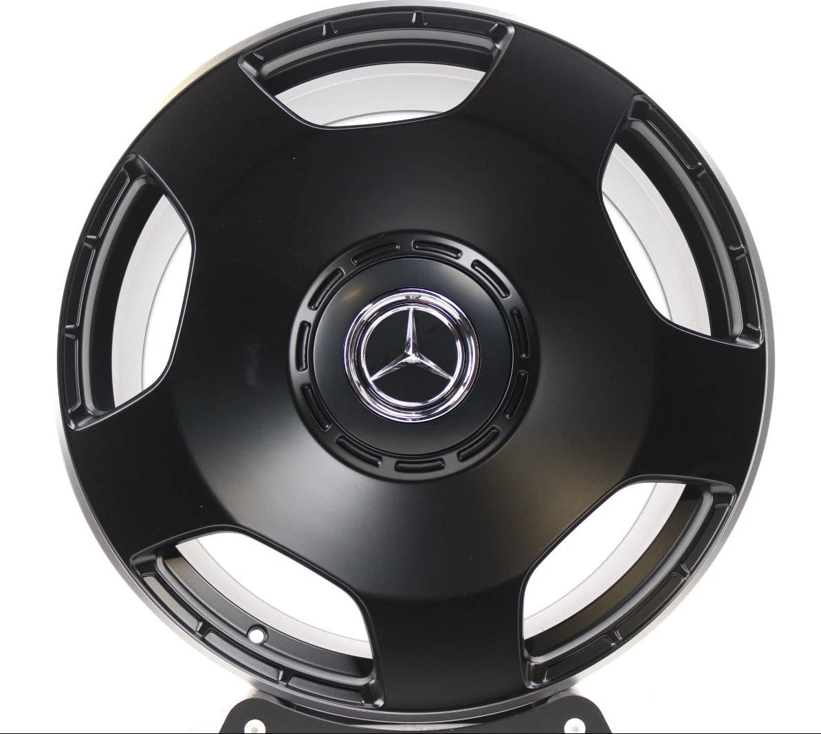 22x10" Monoblock Class Style Stain Black Machined Lip Wheels - Fits Mercedes GLE, GL, GLS Class