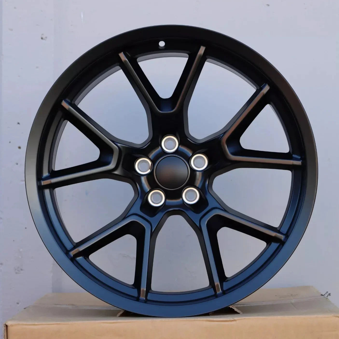 20x9"/20x10.5" Anniversary Style Matte Black Wheels - Fits Dodge Challenger & Charger Models (Narrow Body) - Ultra Speed Wheel