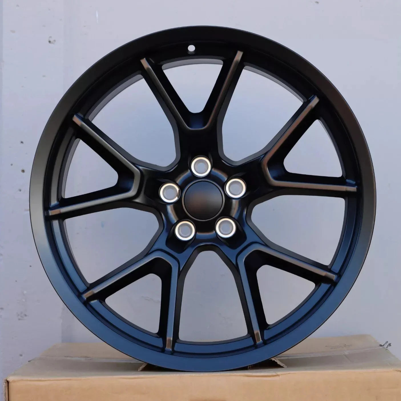 20x11" Anniversary Style Matte Black Wheels - Fits Dodge Challenger & Charger Models (Wide Body) - Ultra Speed Wheel